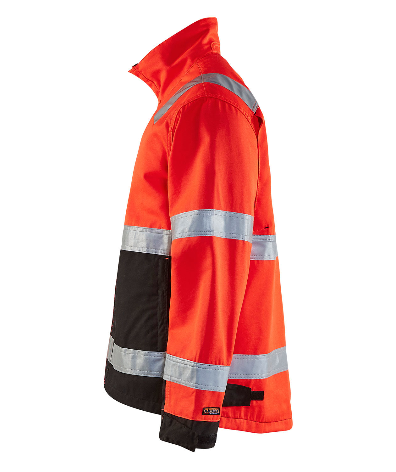 Bl&aring;kl&auml;der arbejdsjakke, Hi-vis&nbsp;R&oslash;d/Sort, large image number 4