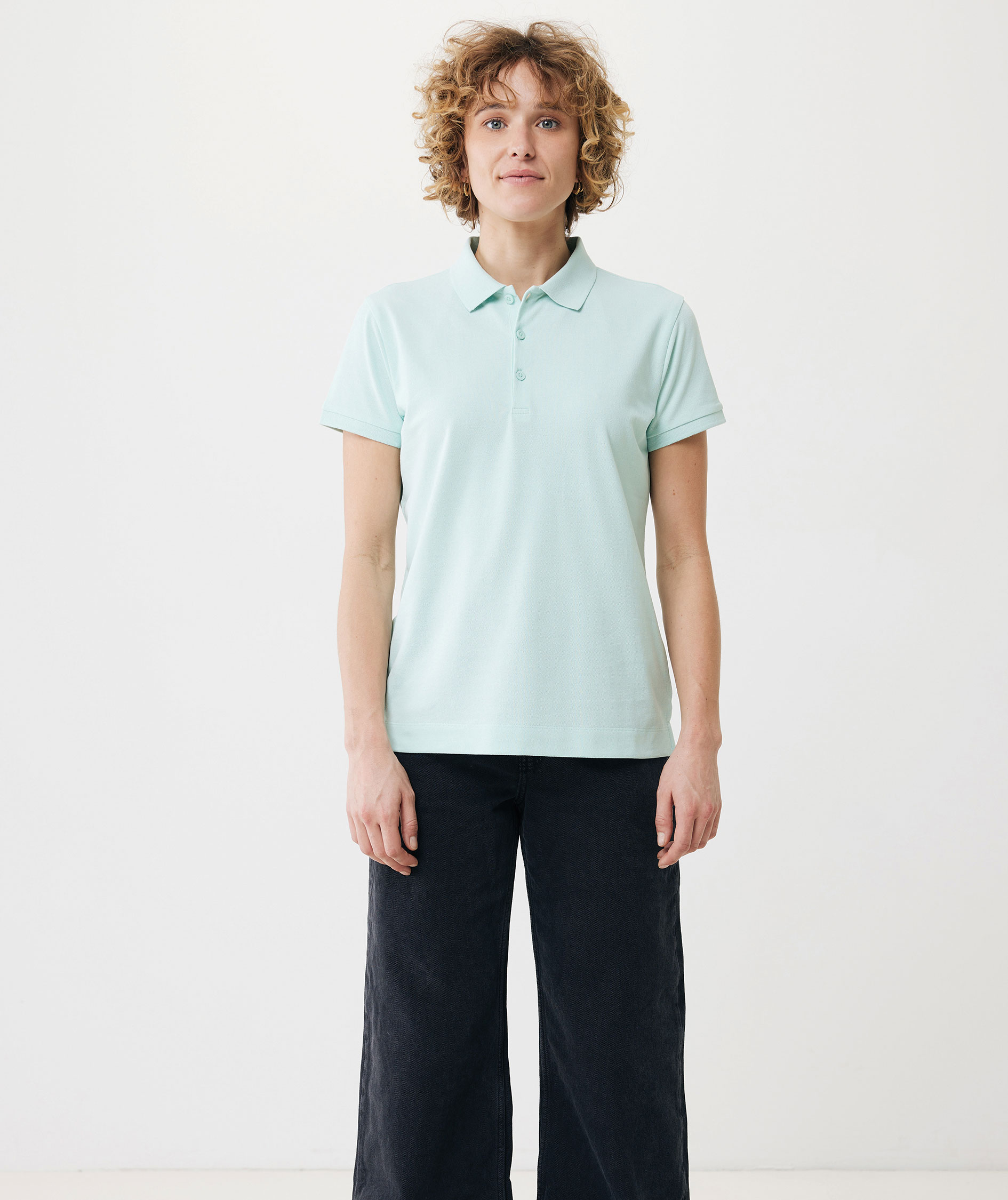 Iqoniq Yosemite Damen Poloshirt, Crushed Mint
