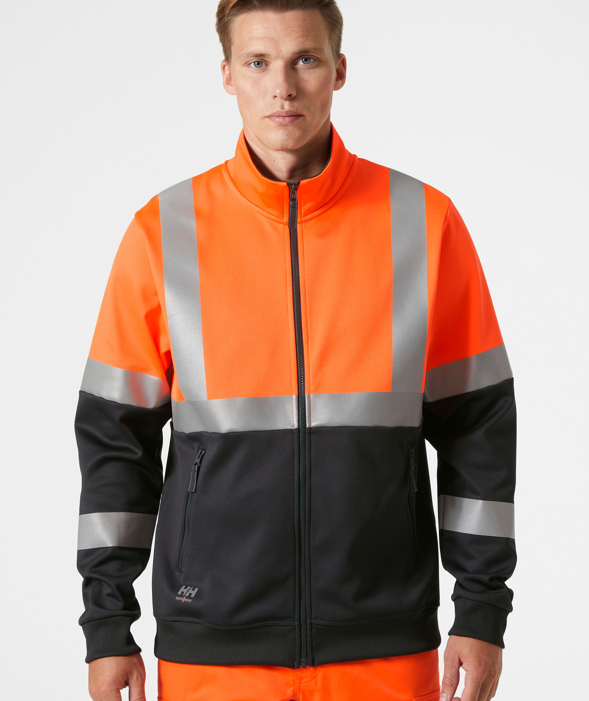 Helly Hansen Addvis cardigan, Varsel Orange/Ebony, large image number 1