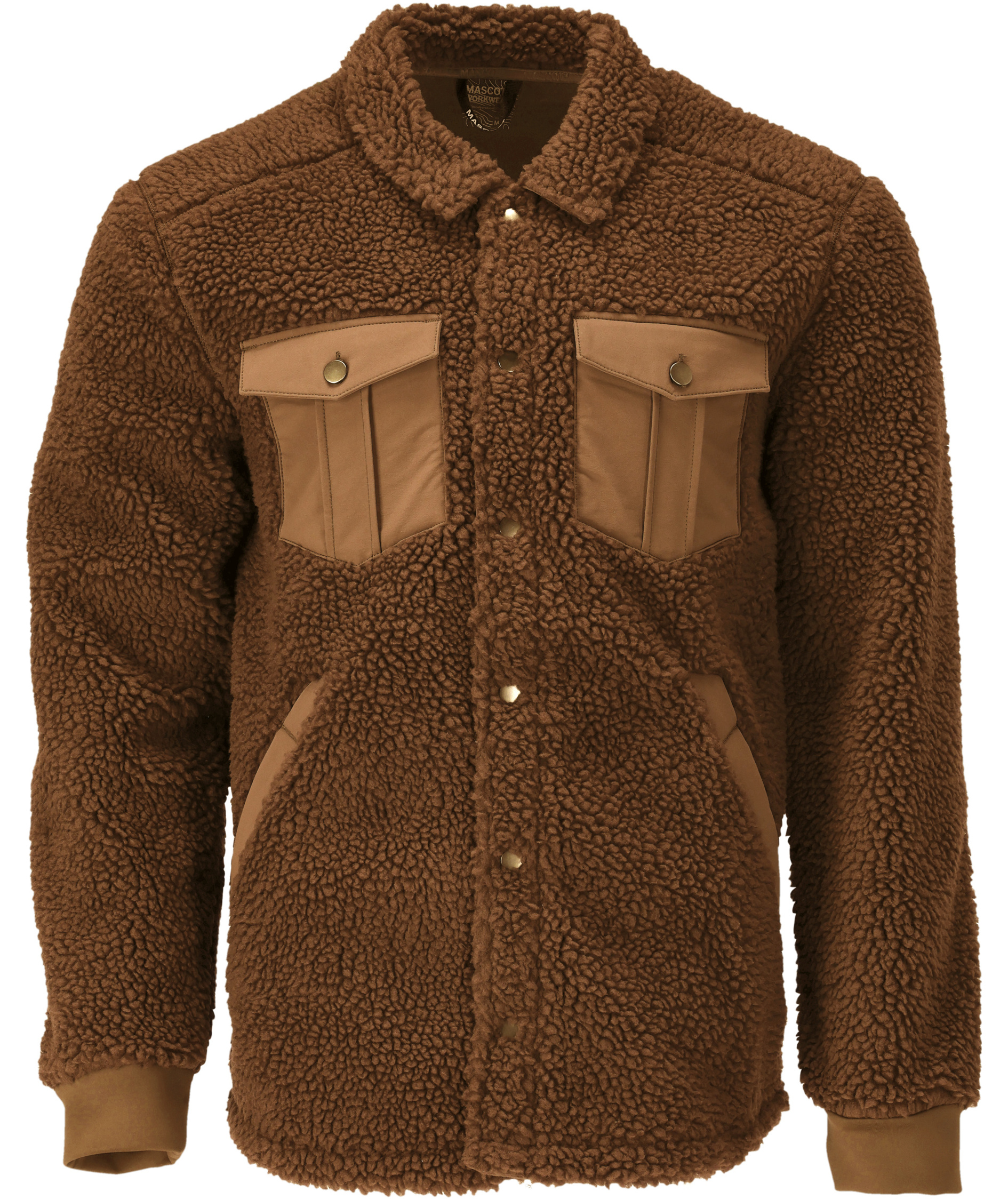 Mascot Customized p&auml;lsfiber skjortjacka, N&ouml;tbrun