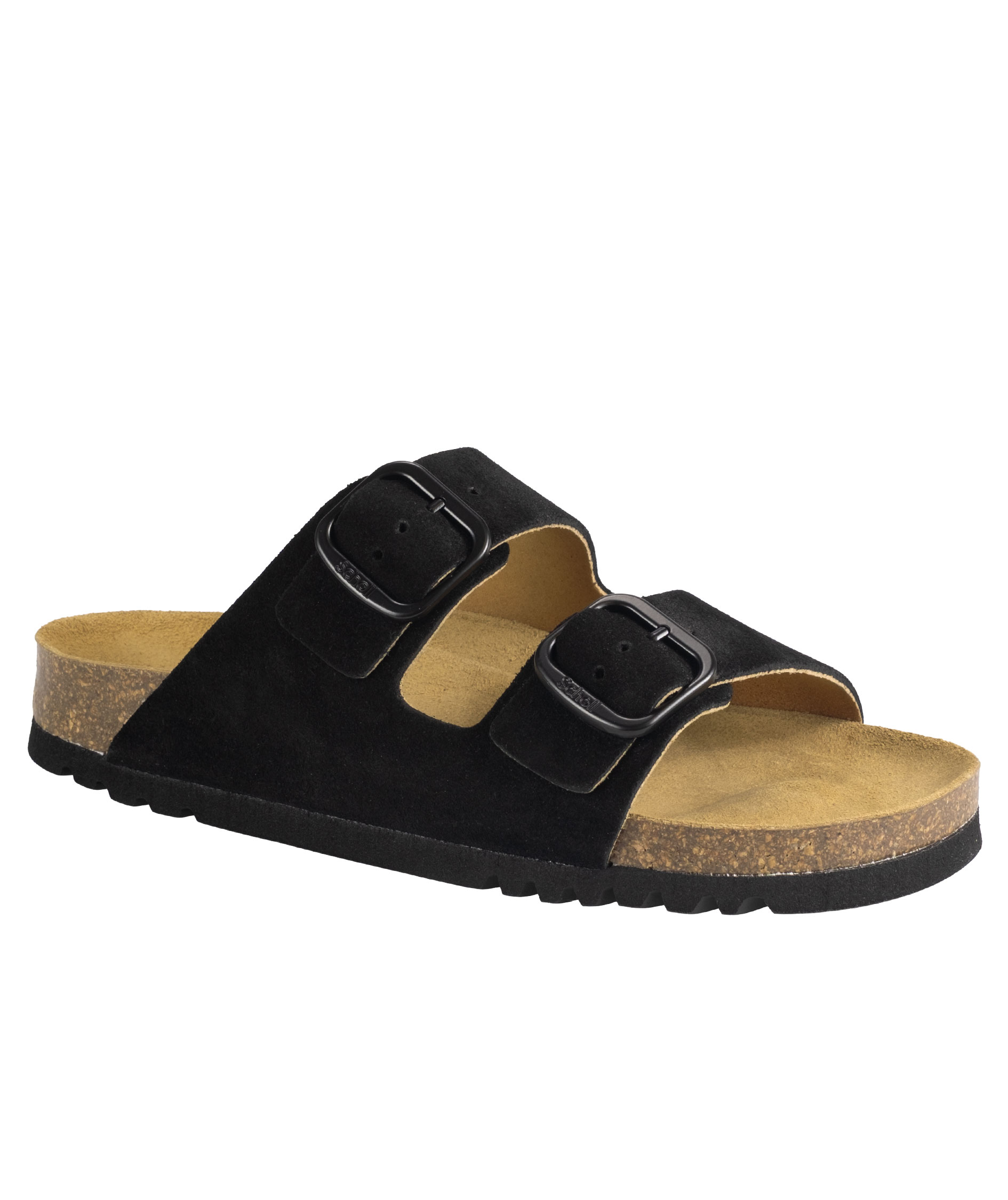 Scholl Josephine suede sandaler dam, Black