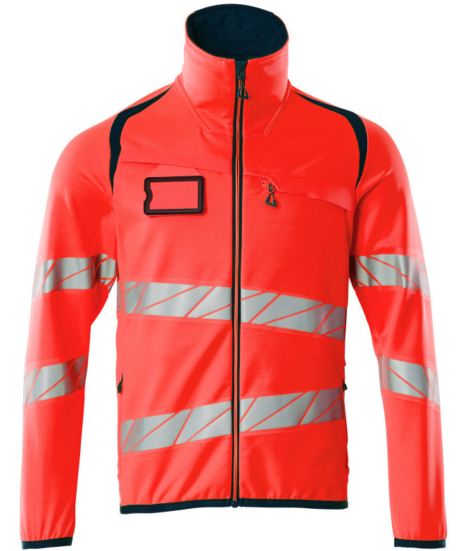 Mascot Accelerate Safe fleecejakke, Hi-Vis R&oslash;d/M&oslash;rk Marine, Hi-Vis R&oslash;d/M&oslash;rk Marine, swatch