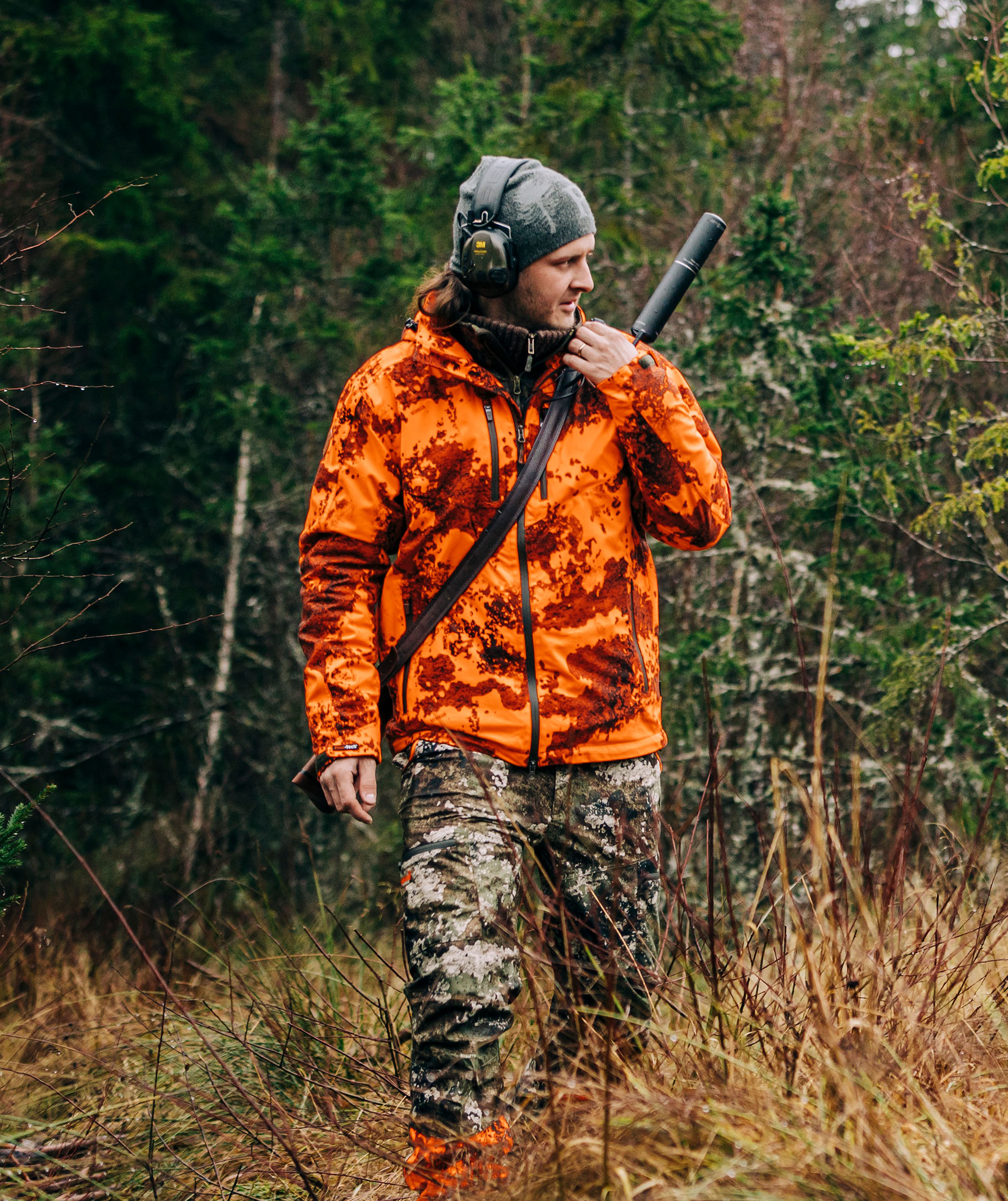 Pinewood Retriever Active Camou bukser, Strata/Strata blaze, large image number 1