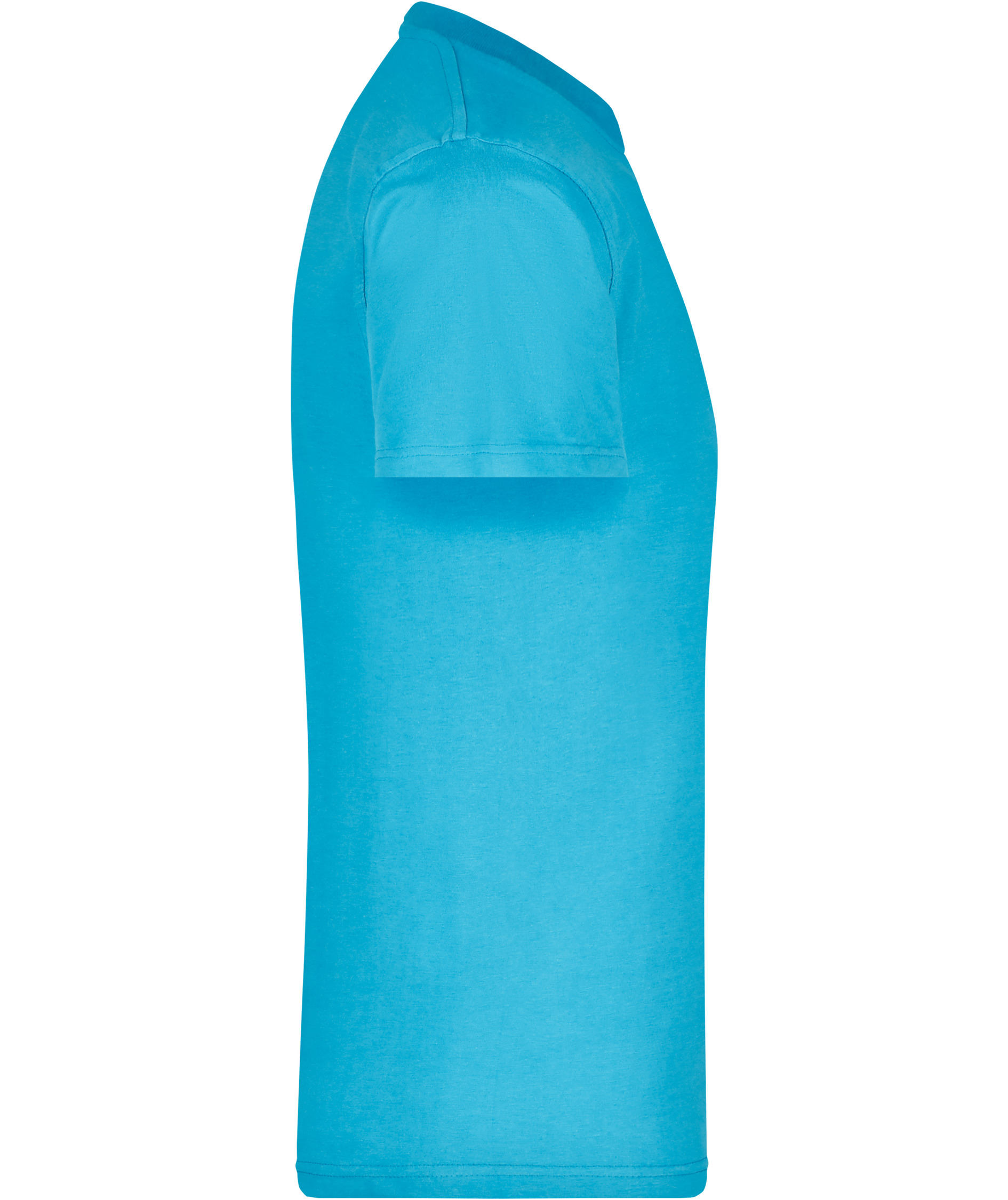 James & Nicholson T-shirt Round-T Heavy, Turquoise, large image number 2