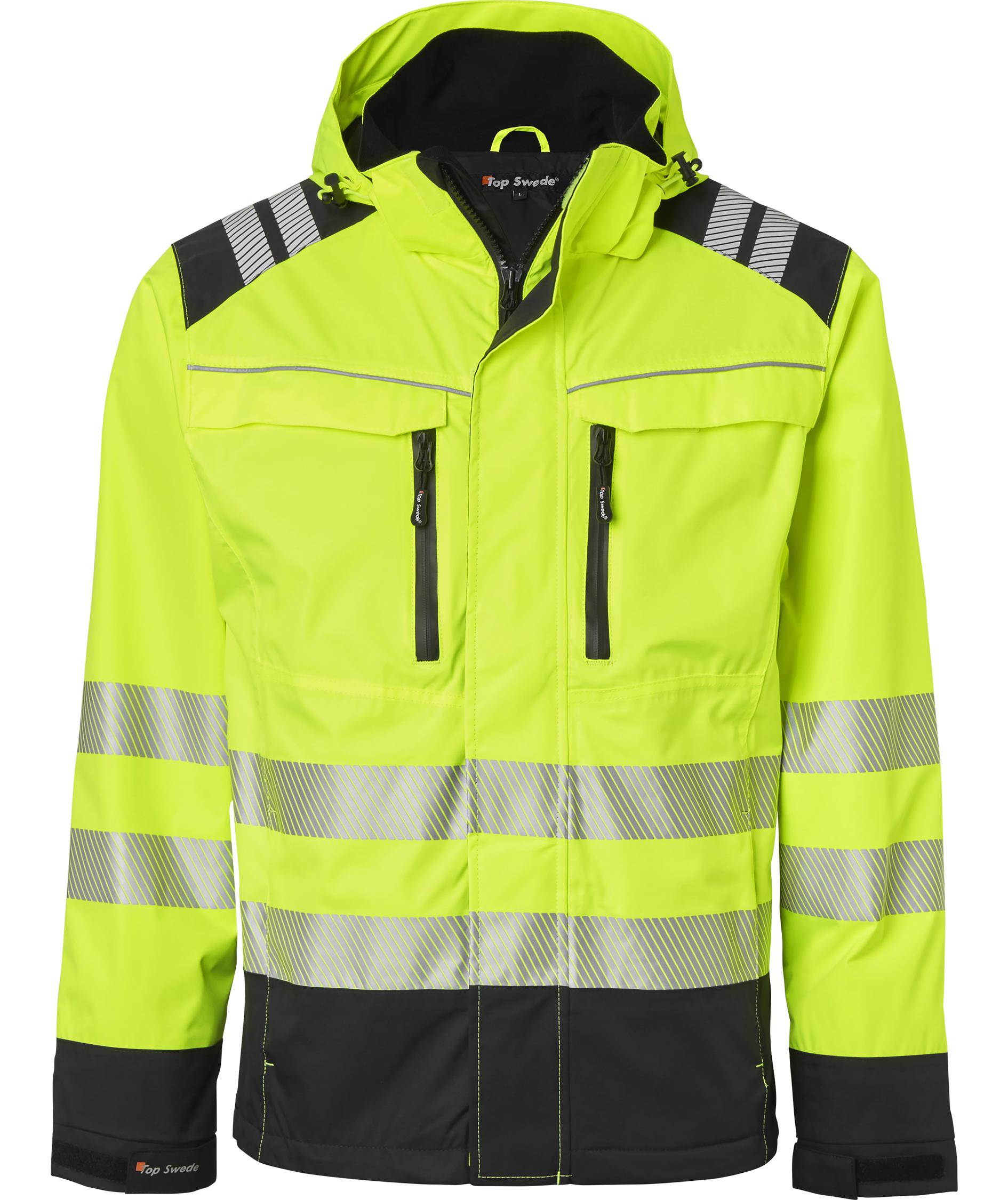 Top Swede skaljacka 130, Varsel Gul/Svart