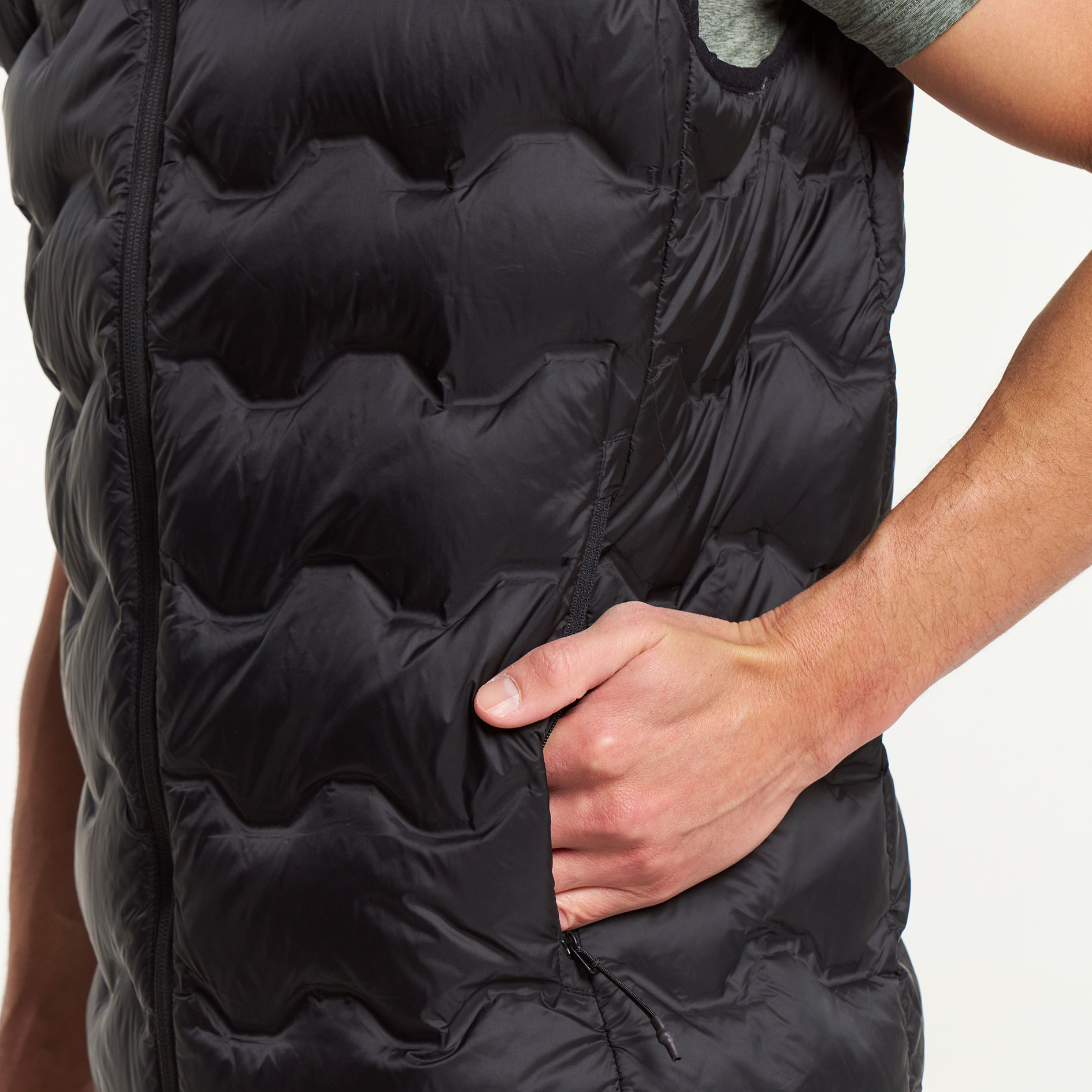 Tenson TXlite Shibui down vest, Black, large image number 6