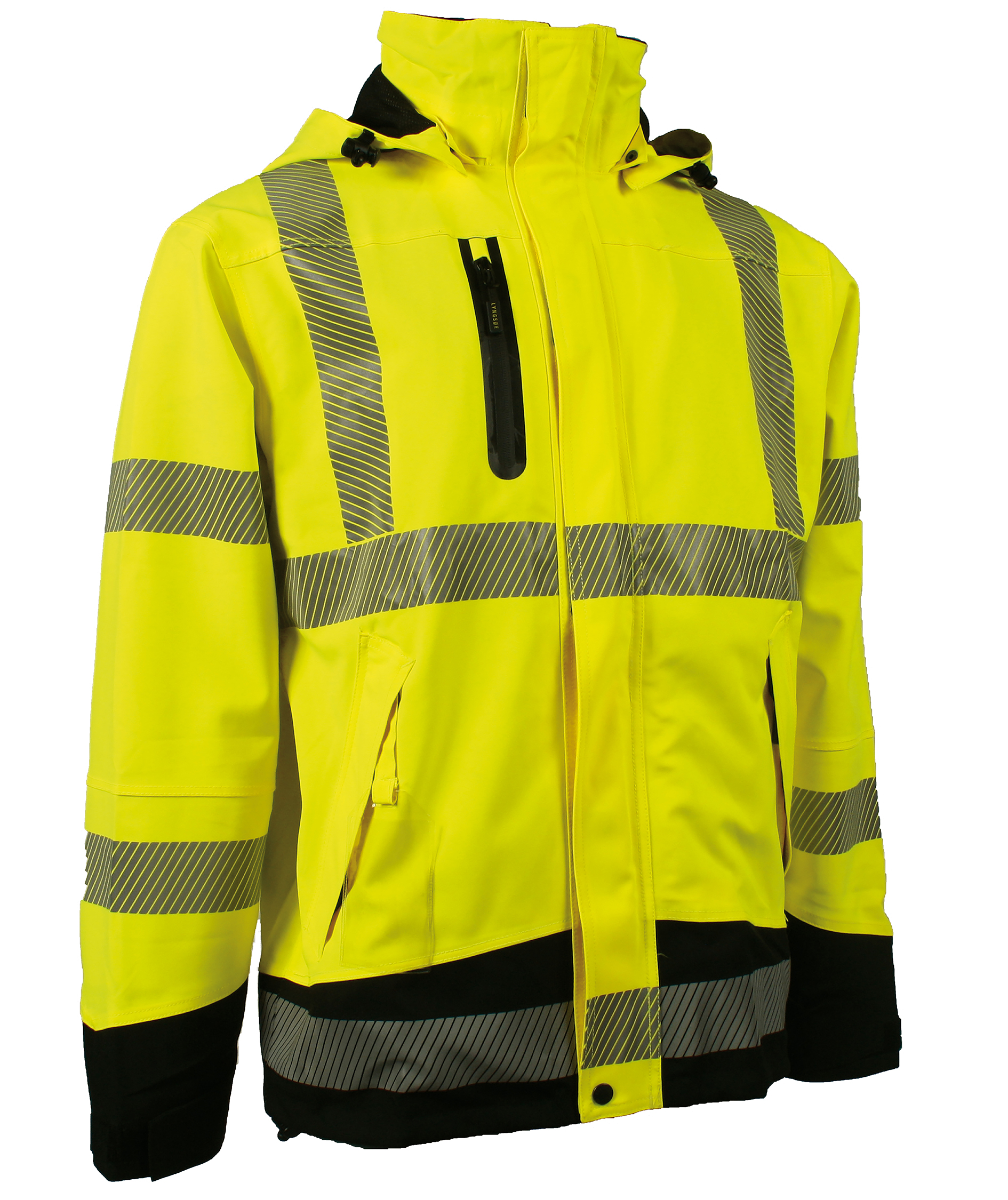 Lyngs&oslash;e stretch Shelljacke full stretch, Hi-vis Gelb/Schwarz
