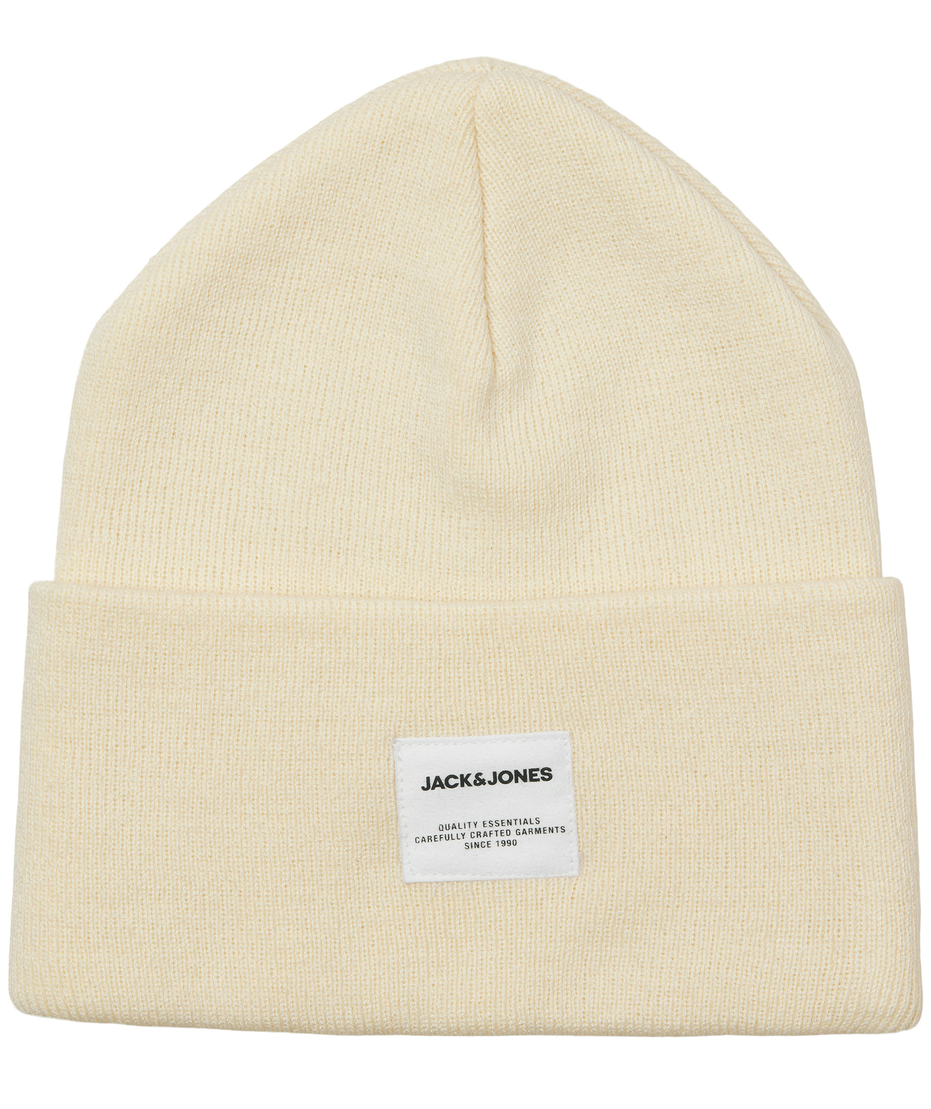 Jack & Jones JACLONG knitted beanie, Antique White