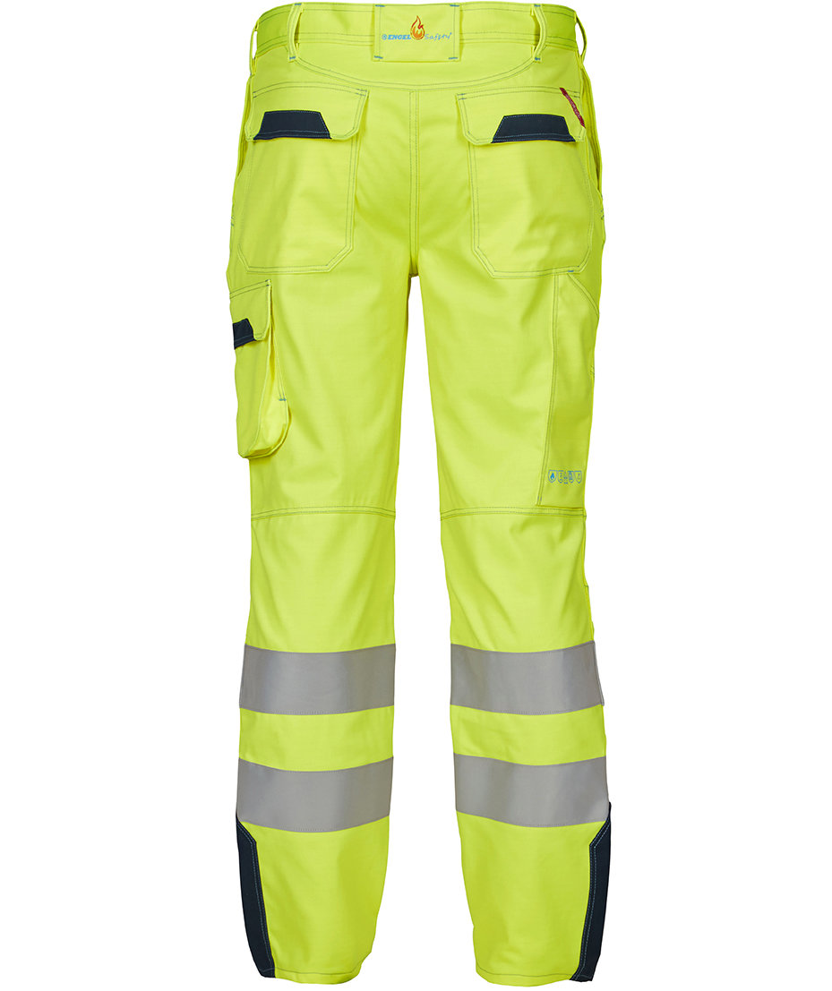 Engel Safety+ arbejdsbukser, Gul/Marine