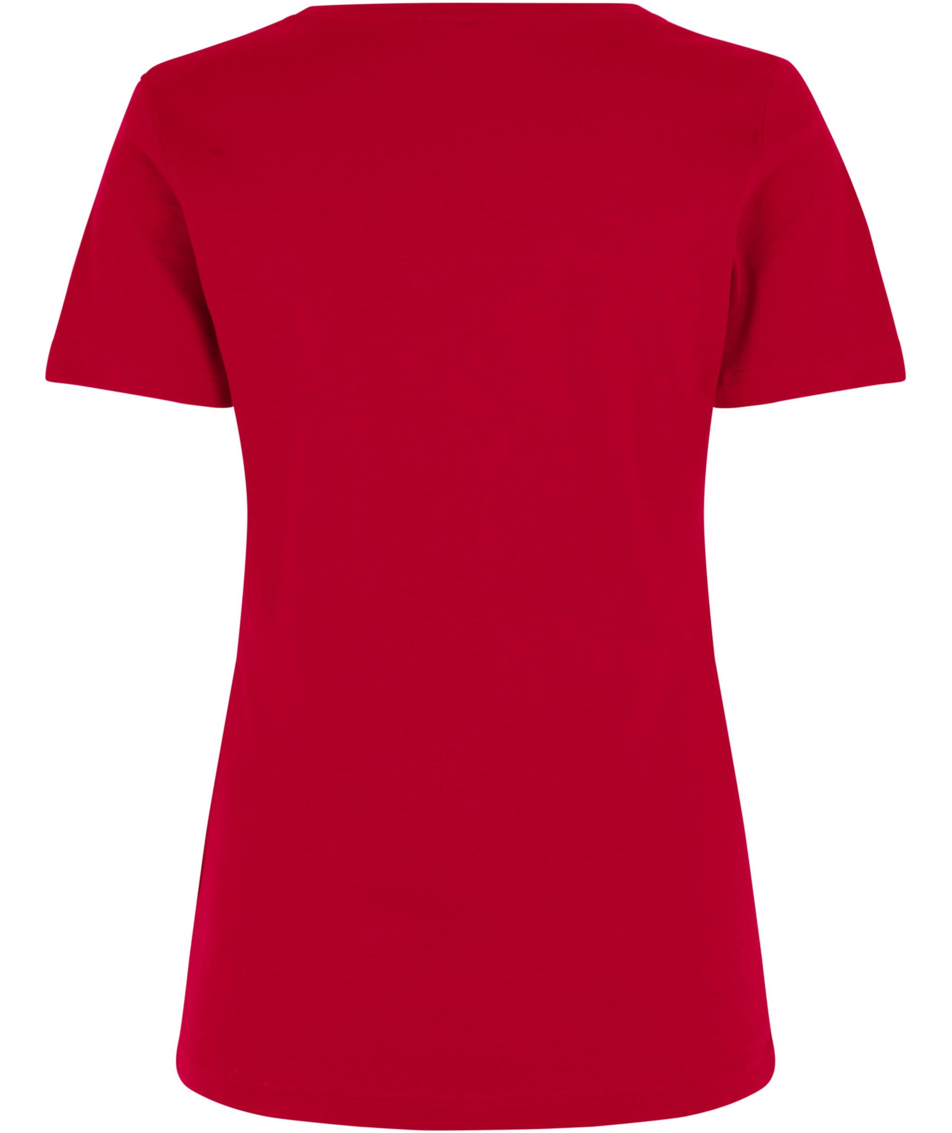 ID Interlock dame T-shirt, R&oslash;d, large image number 1