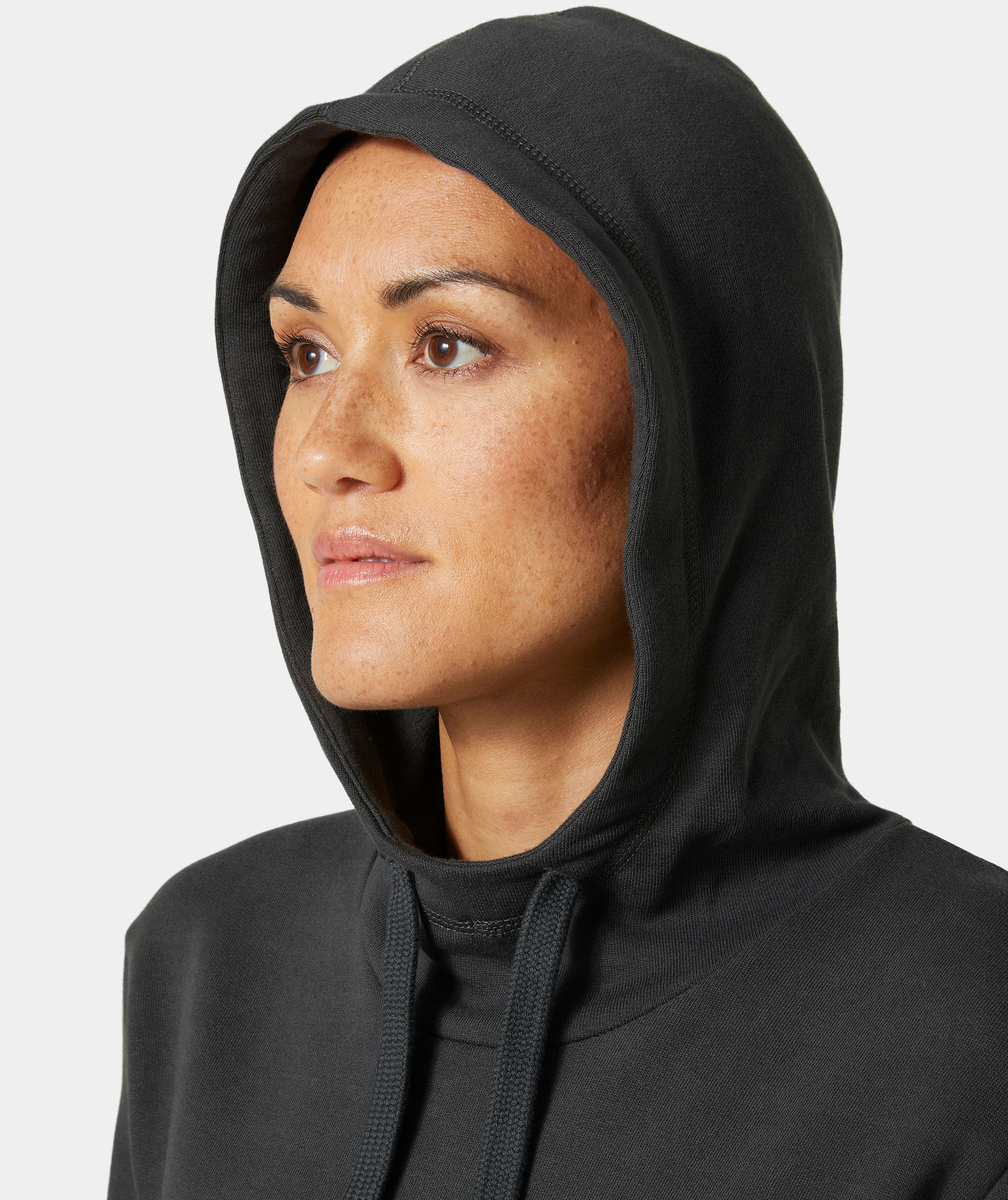 Helly Hansen Classic hoodie dam, Dark Grey, large image number 4