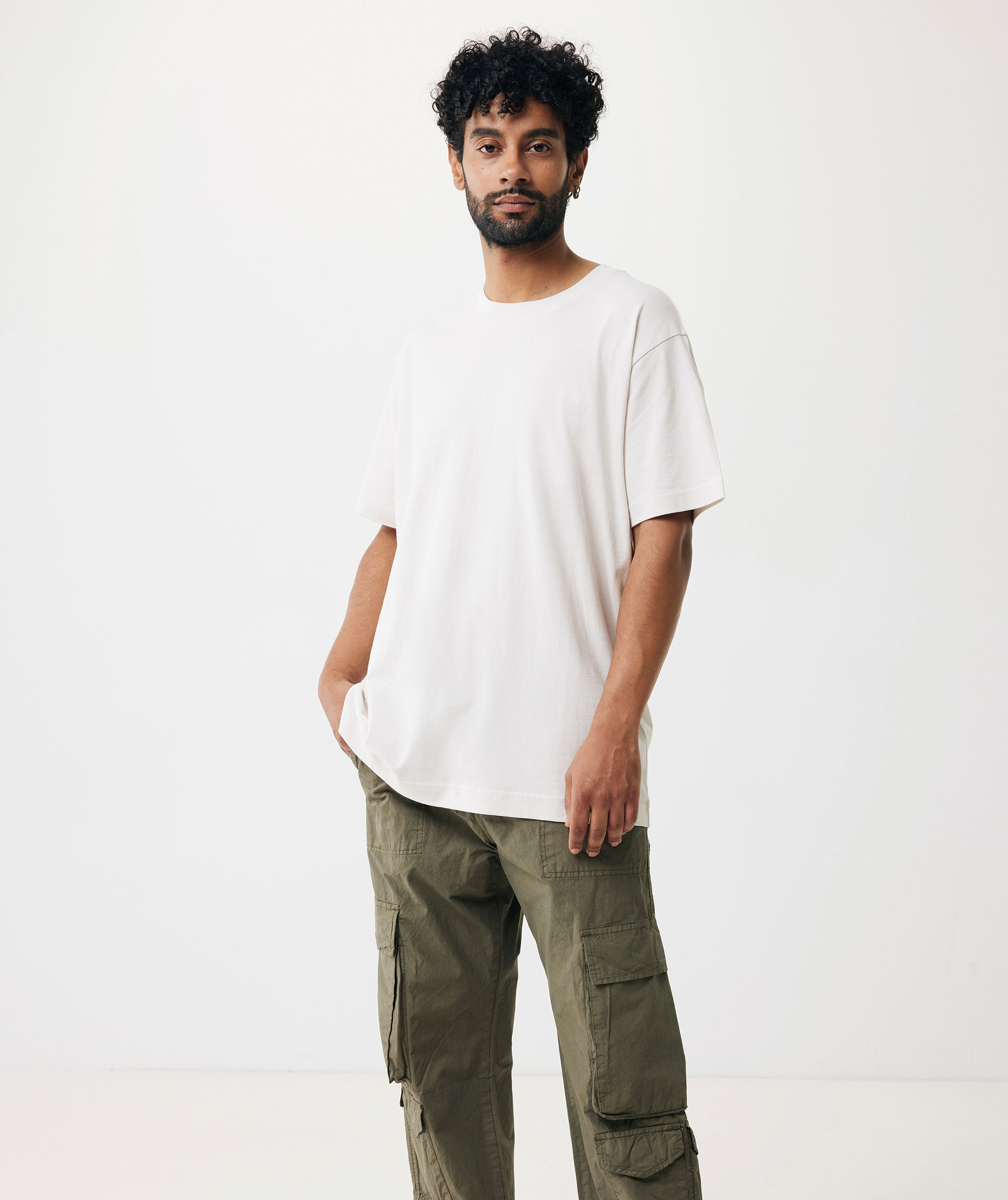 Iqoniq Kakadu T-shirt, Ivory White, large image number 11
