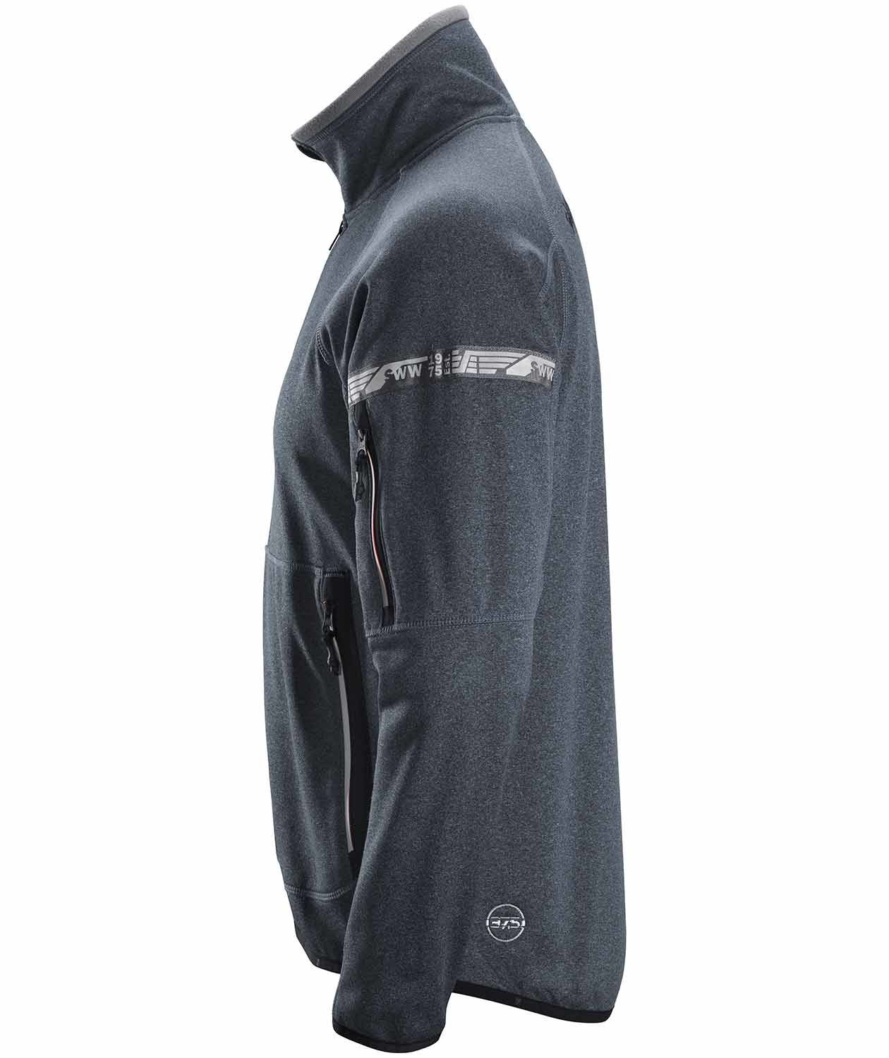 Snickers AllroundWork 37.5&reg; fleecejakke 8004, St&aring;lgr&aring;, large image number 2