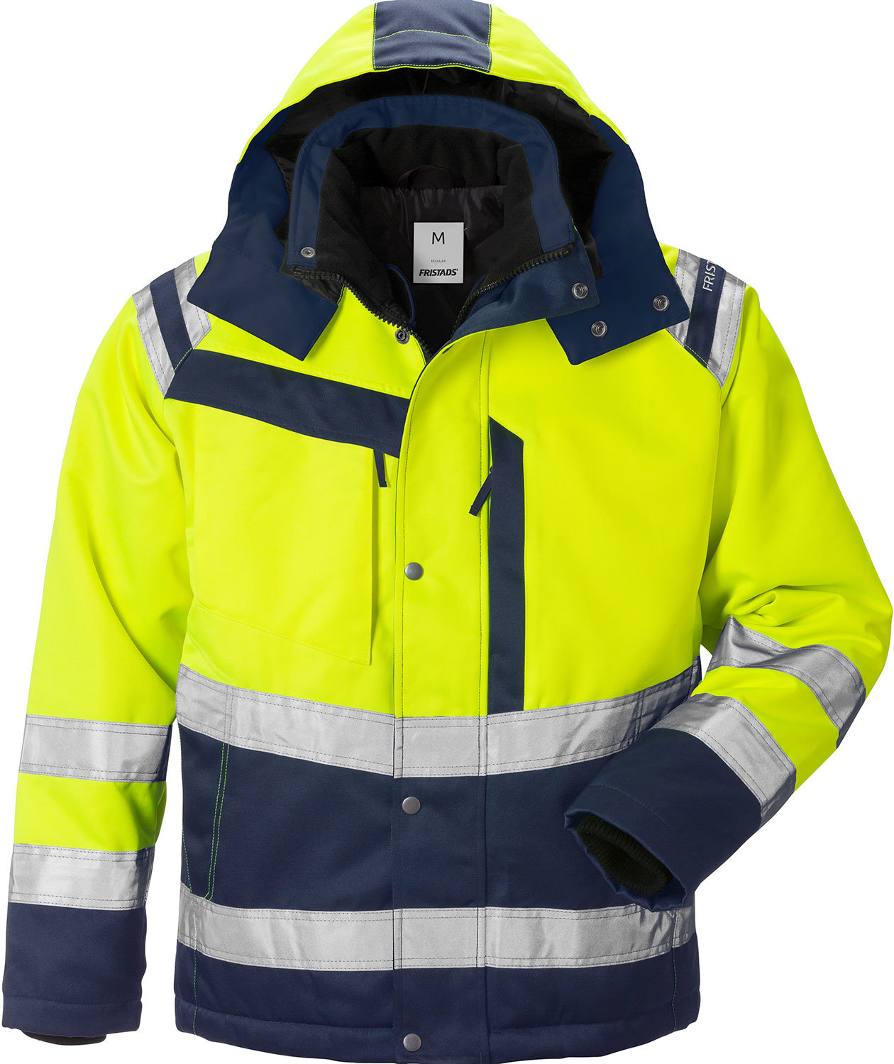 Hi-vis gul/marinebl&aring;