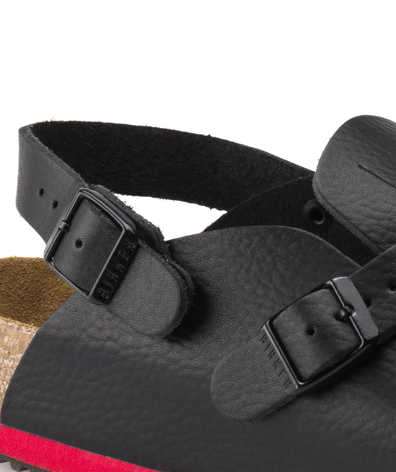 Birkenstock Kay Regular Fit sandaler, Svart/R&ouml;d, large image number 16