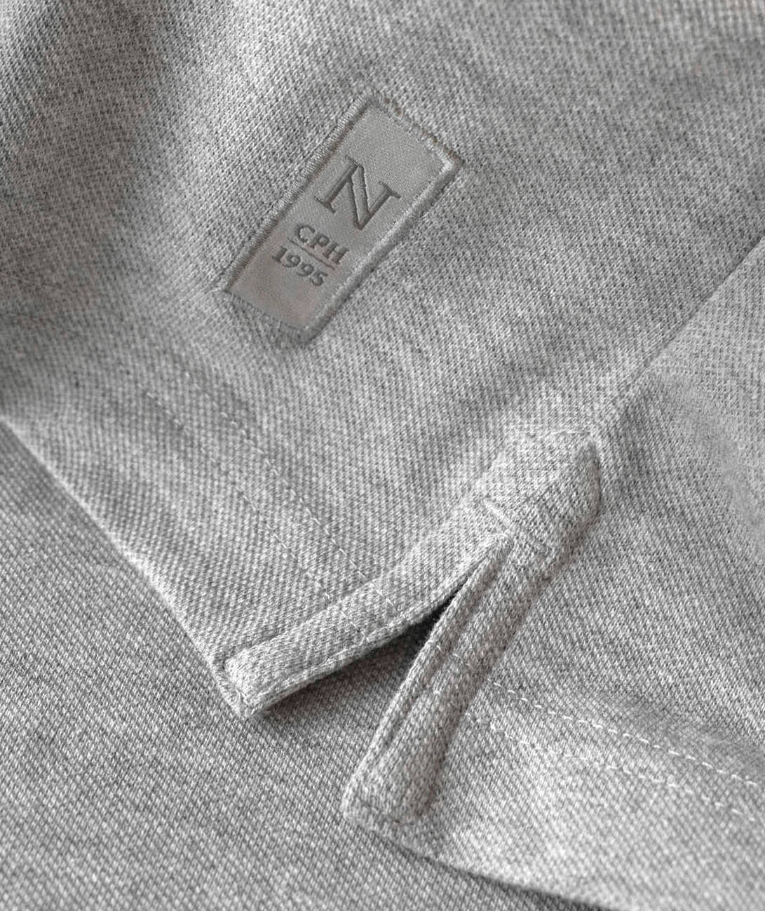 Nimbus Harvard Polo T-shirt, Grey melange , large image number 3