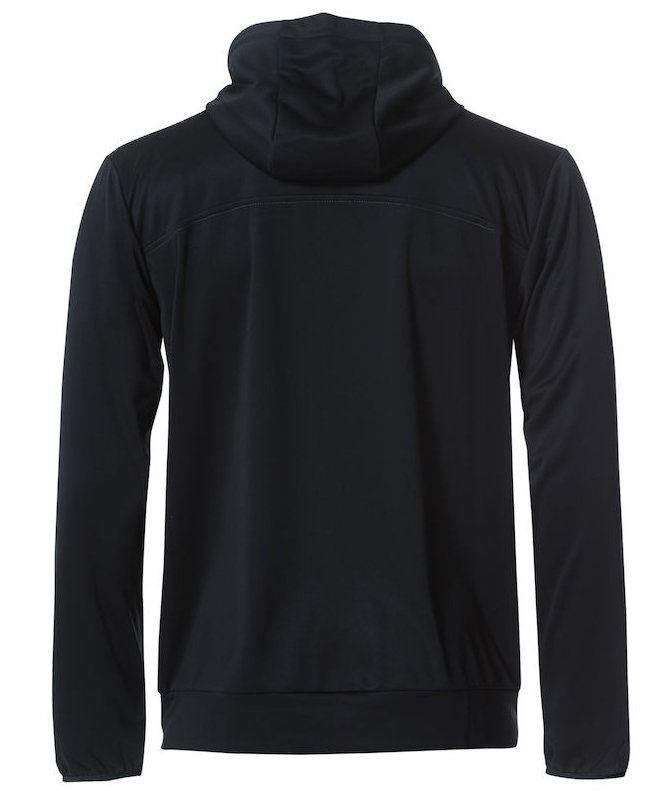 Clique Ottawa hoodie with full zipper, Black, large image number 1