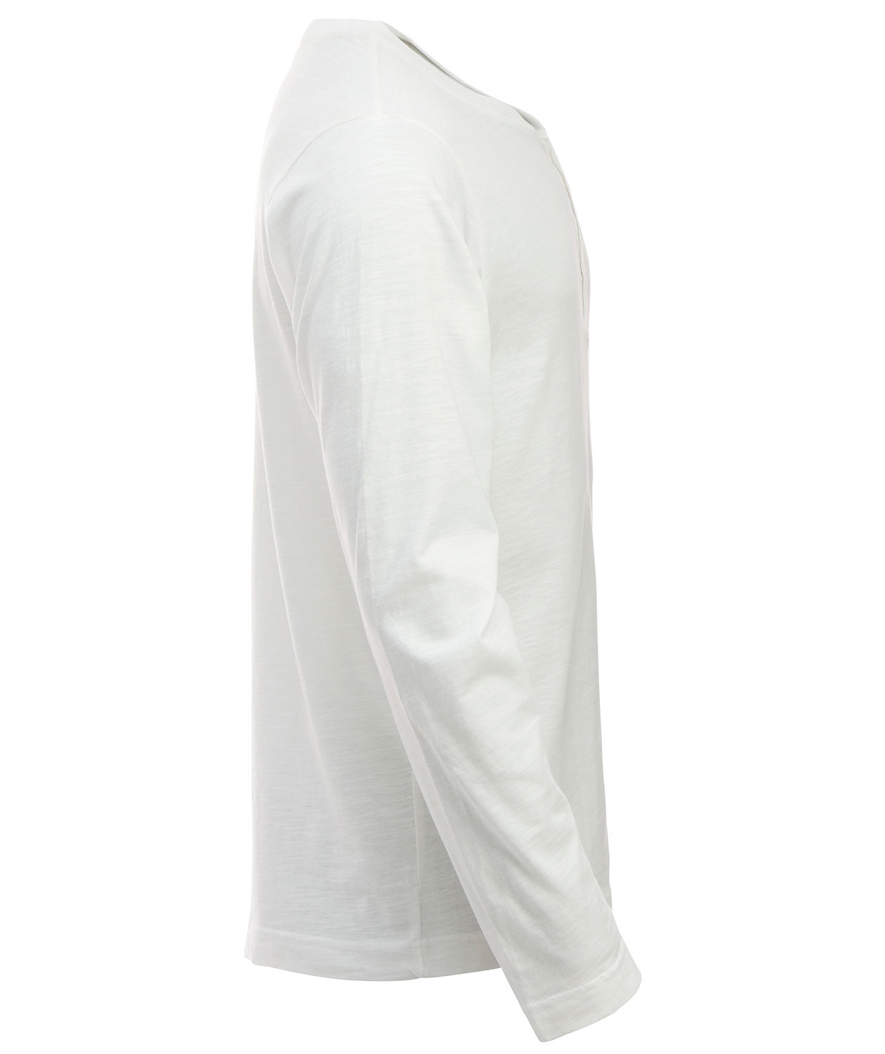 Clique Orlando lang&aelig;rmet Grandad T-shirt, Sten hvid, large image number 3