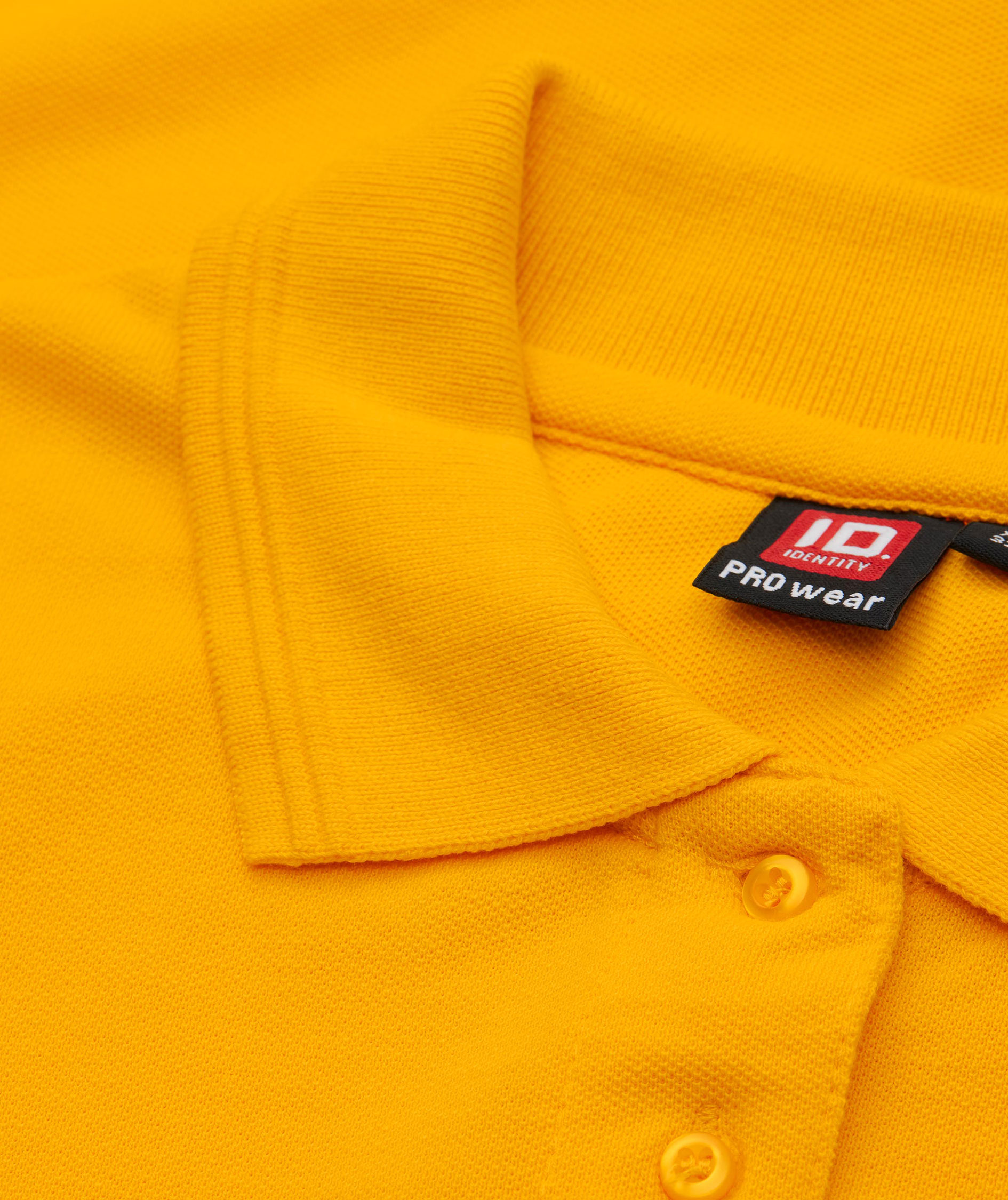 ID PRO Wear dame Polo T-shirt, Gul, large image number 3