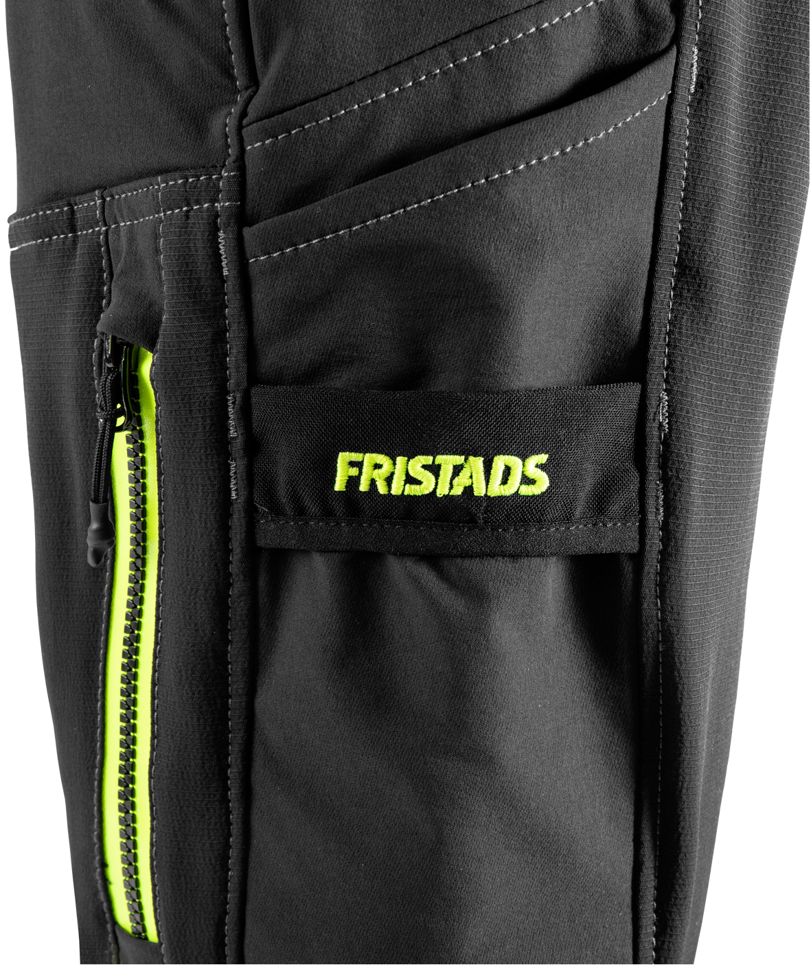 Fristads work trousers 2578 STP full stretch, Black, large image number 2
