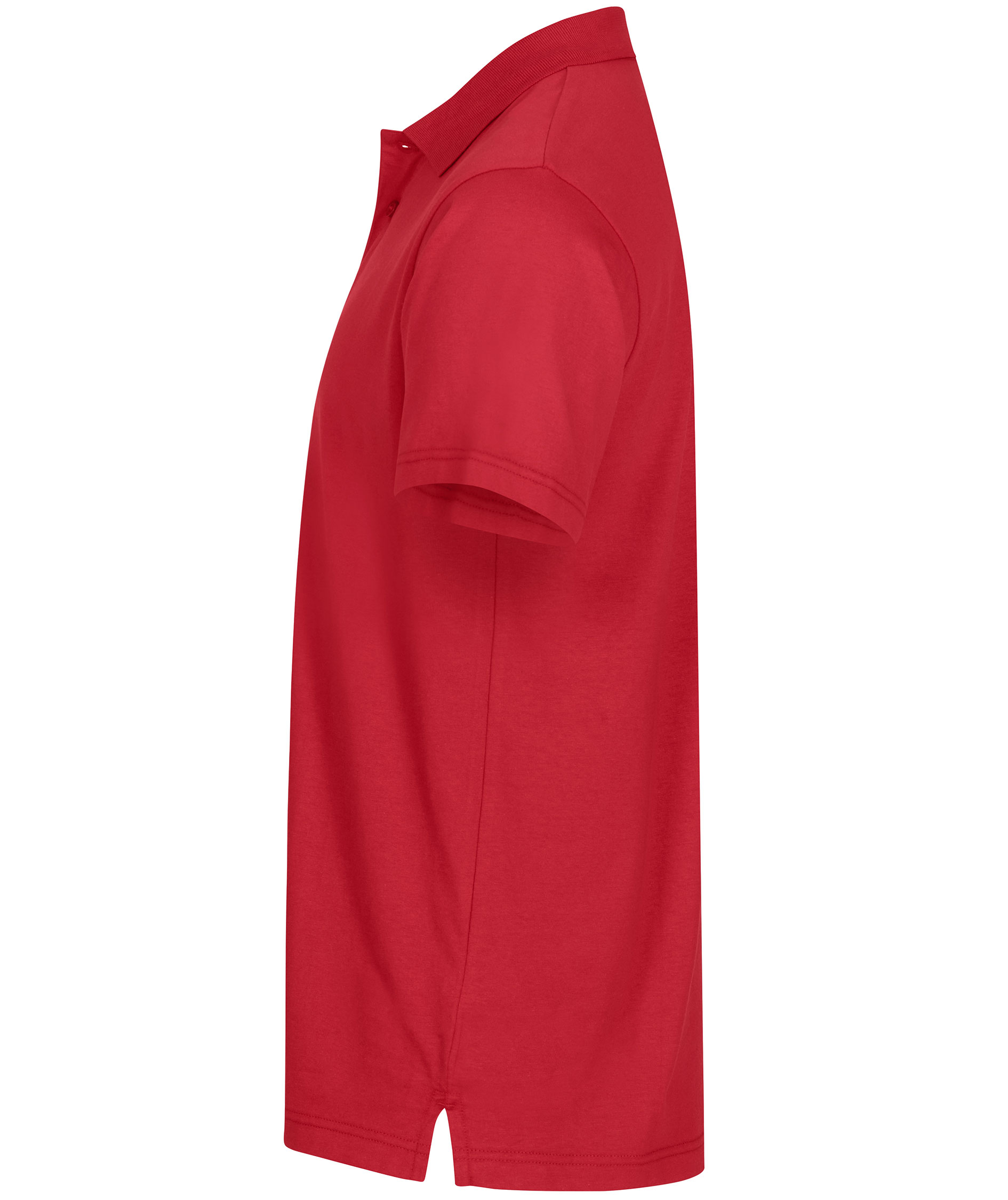 Clique Single Jersey Poloshirt, Red, large image number 3