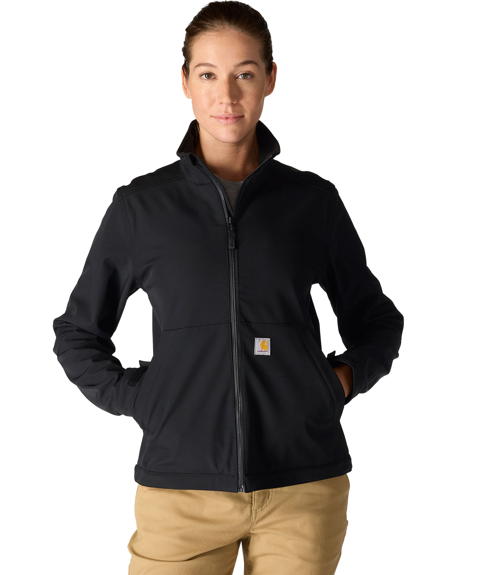 Carhartt dame softshelljakke, Black, large image number 3