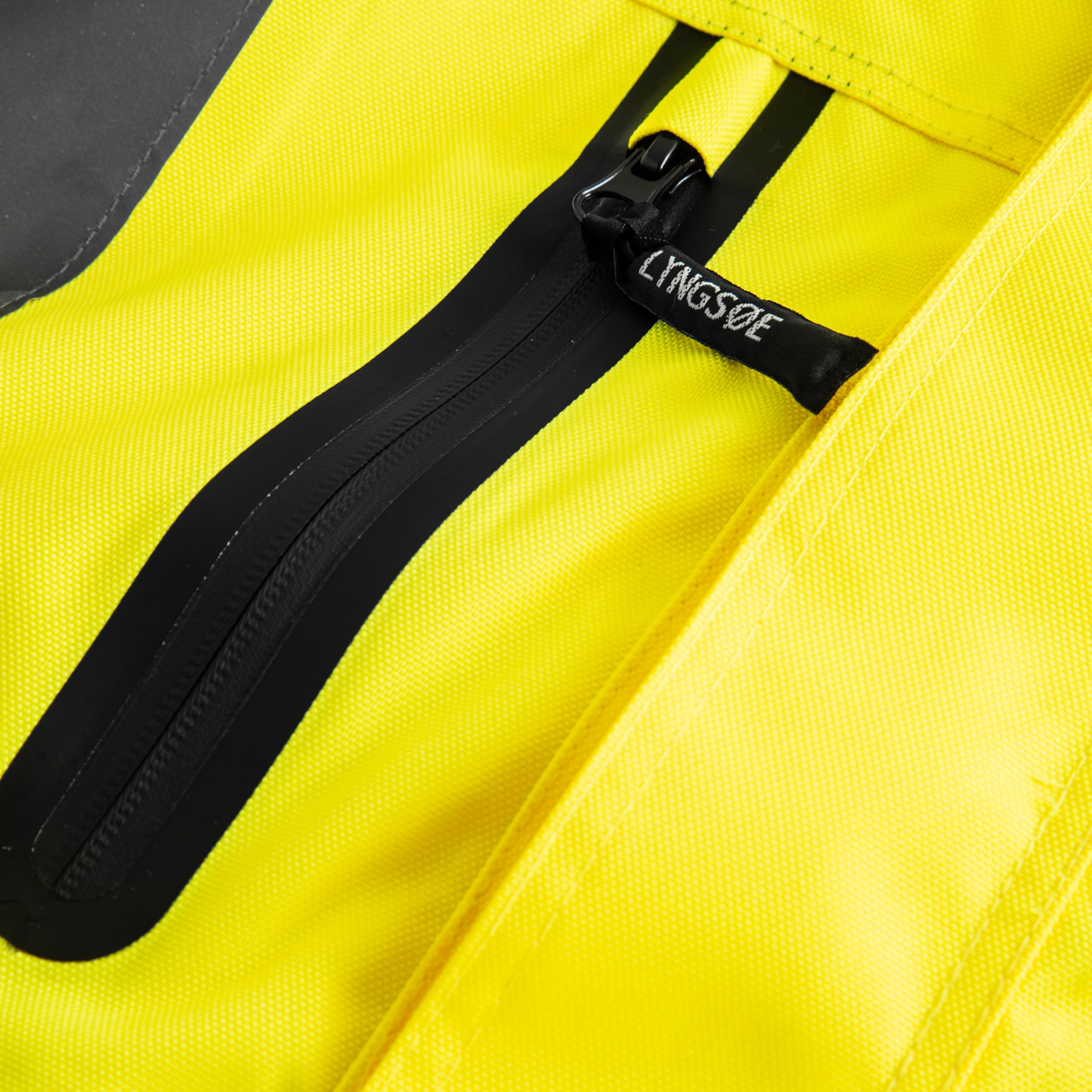Lyngs&oslash;e vinterjakke, Hi-vis&nbsp;Gul/Sort, large image number 2