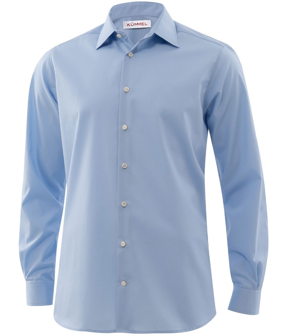 K&uuml;mmel Frankfurt body fit skjorte, Lys Bl&aring;