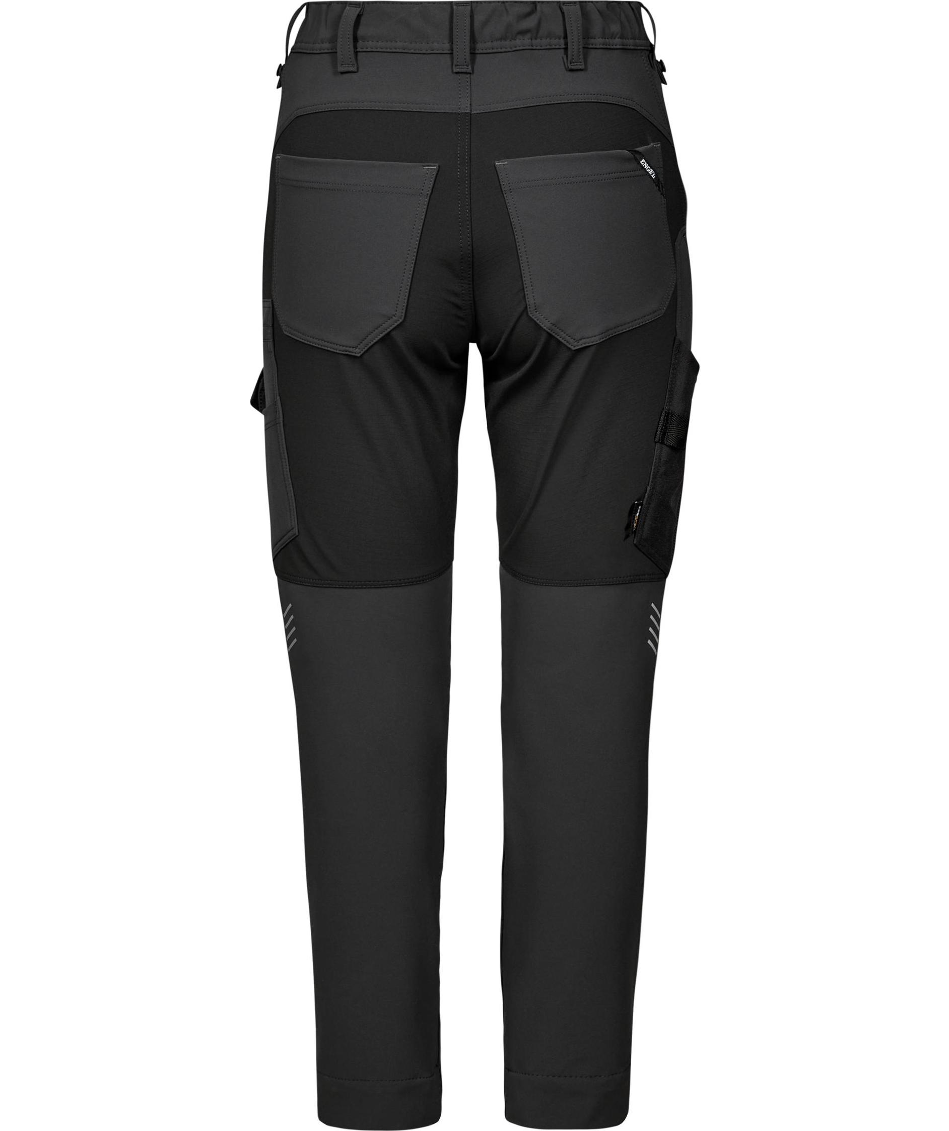 Engel Entire Damen Arbeitshose full stretch, Anthracite Grey/Black, large image number 3