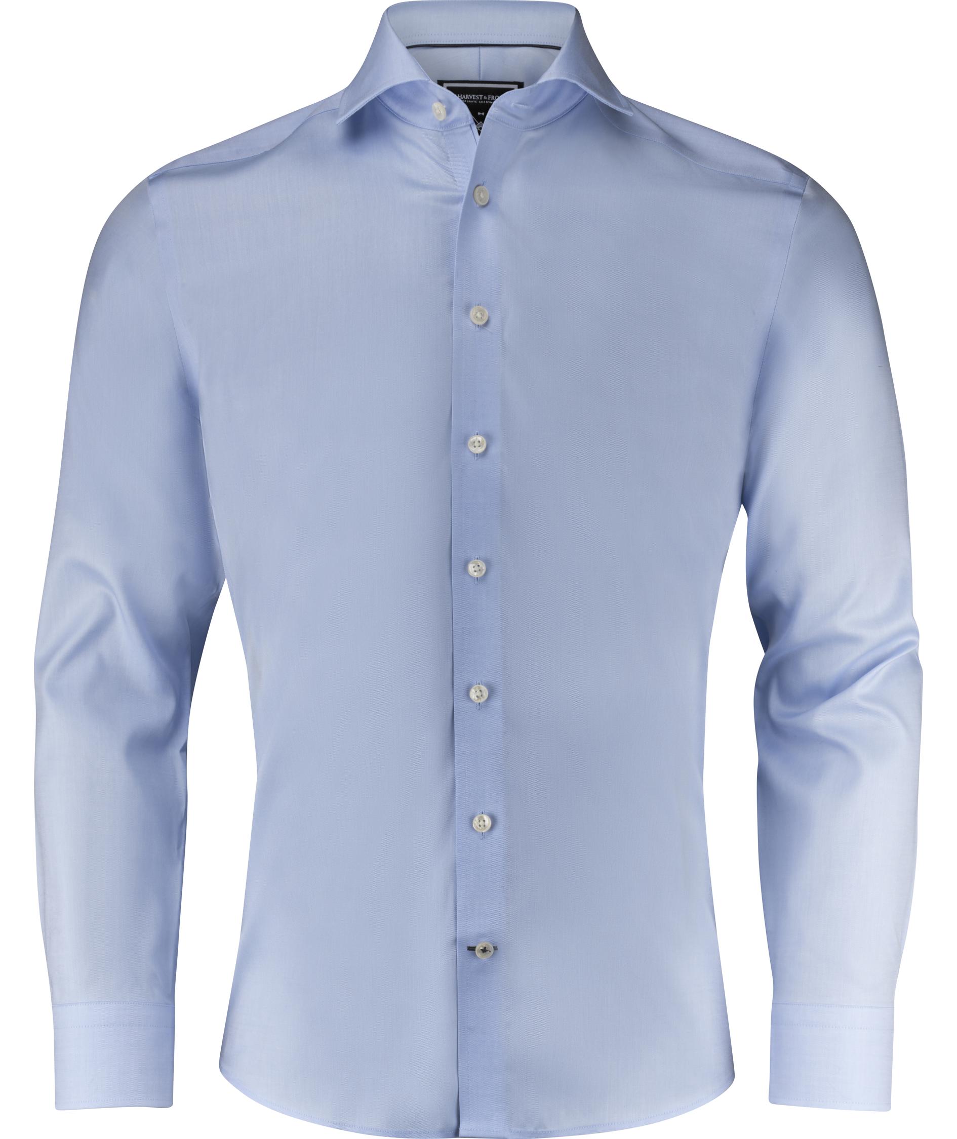 J. Harvest & Frost Black Bow 60 slim fit skjorta, Sky Blue, Sky Blue, swatch