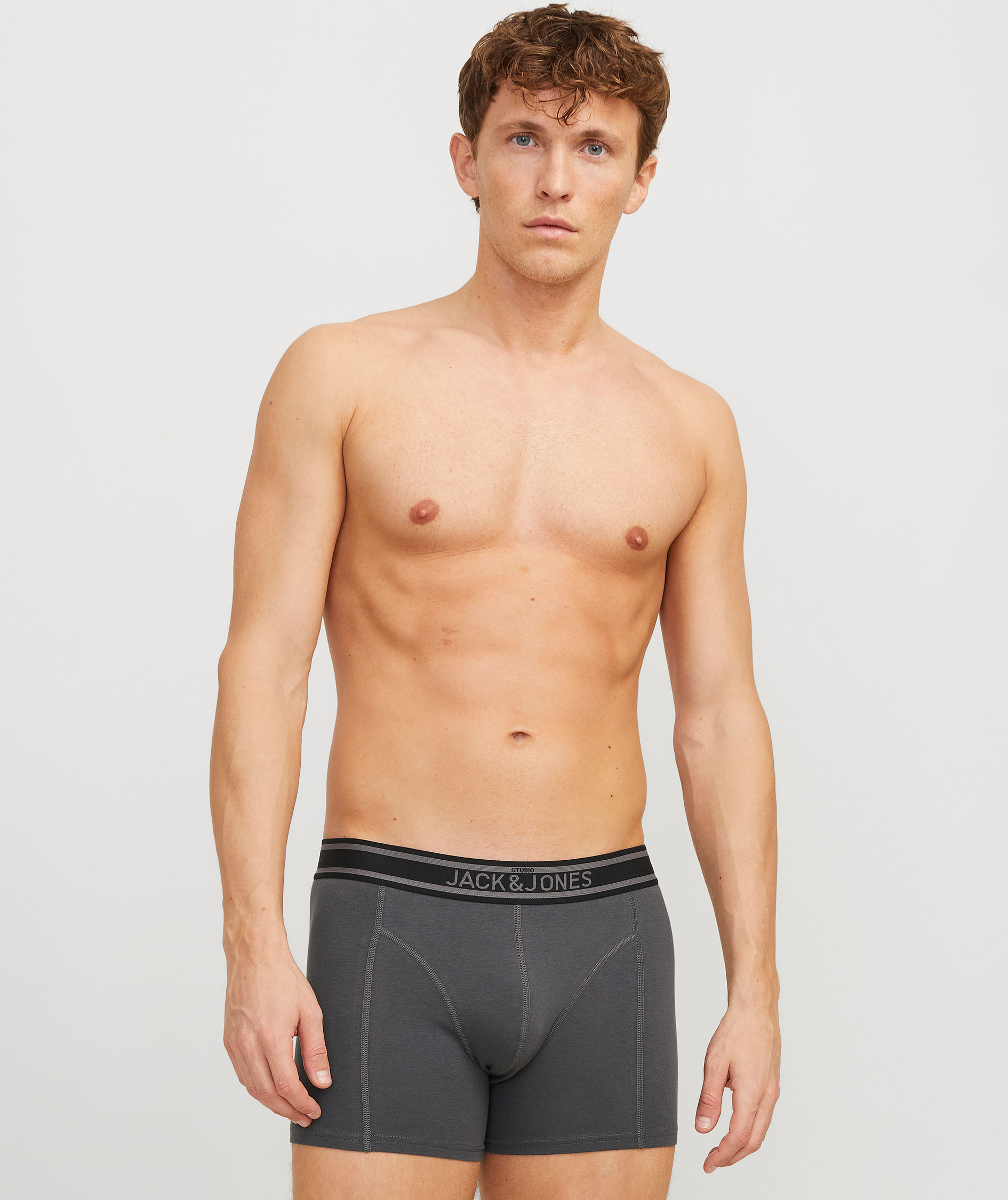 Jack & Jones JACAIDEN SOLID 3er-Pack Boxershorts, Deep Teal, large image number 9