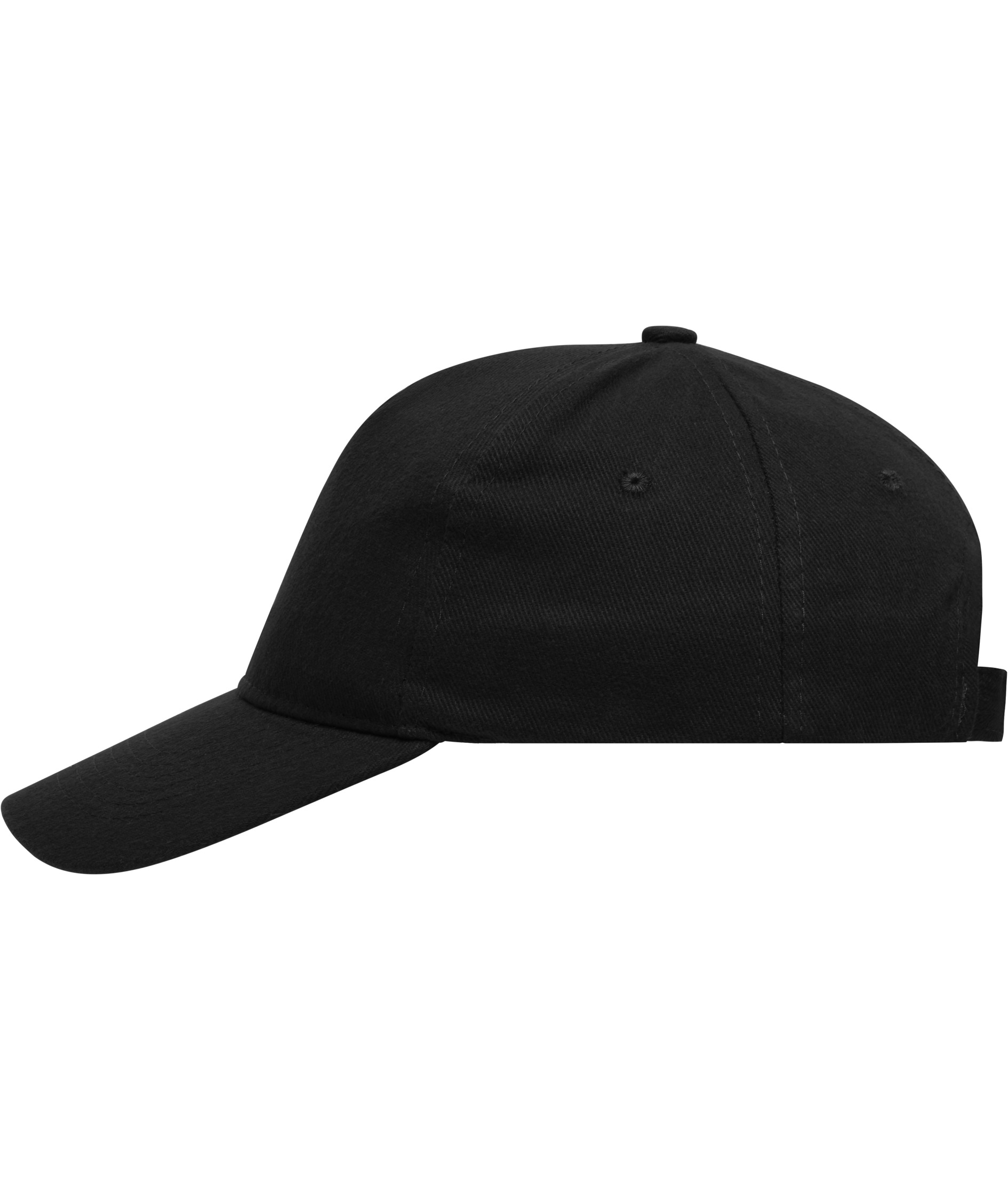Myrtle Beach 5 Panel Heavy Cotton cap, Black, Black, swatch