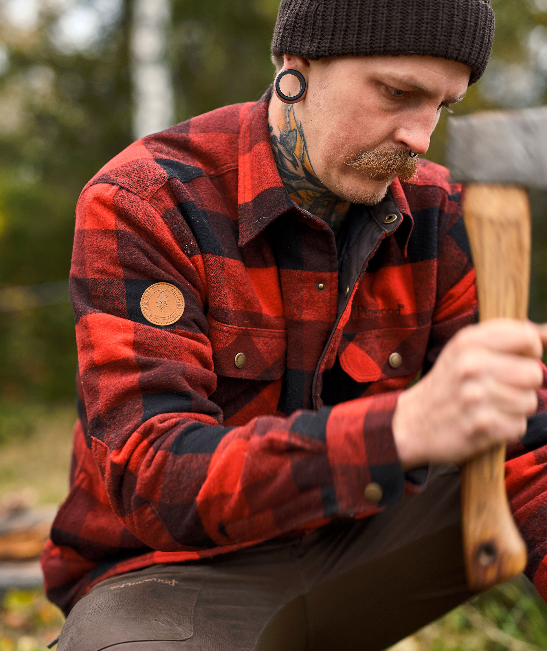 Pinewood Canada Classic 2.0 foret skovmandsskjorte, R&oslash;d, large image number 2