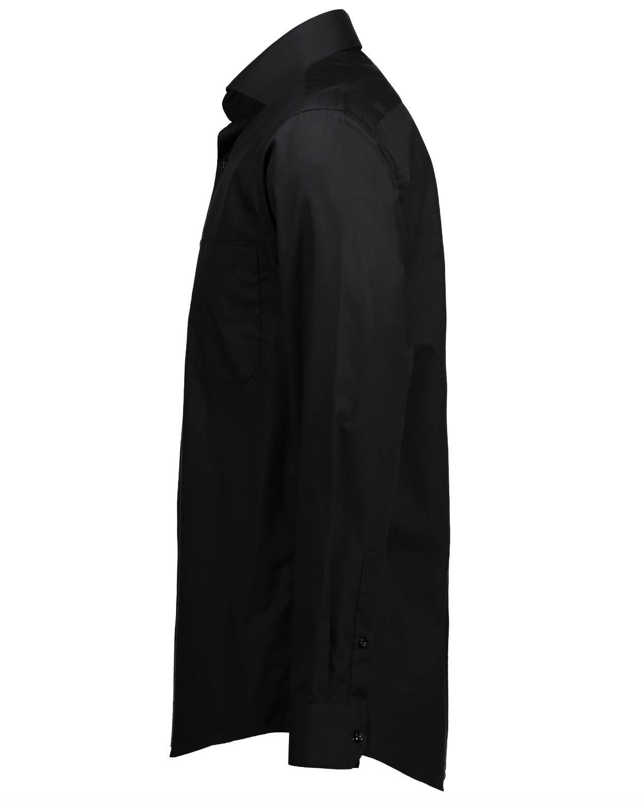 Seven Seas modern fit Poplin skjorta, Svart, large image number 3