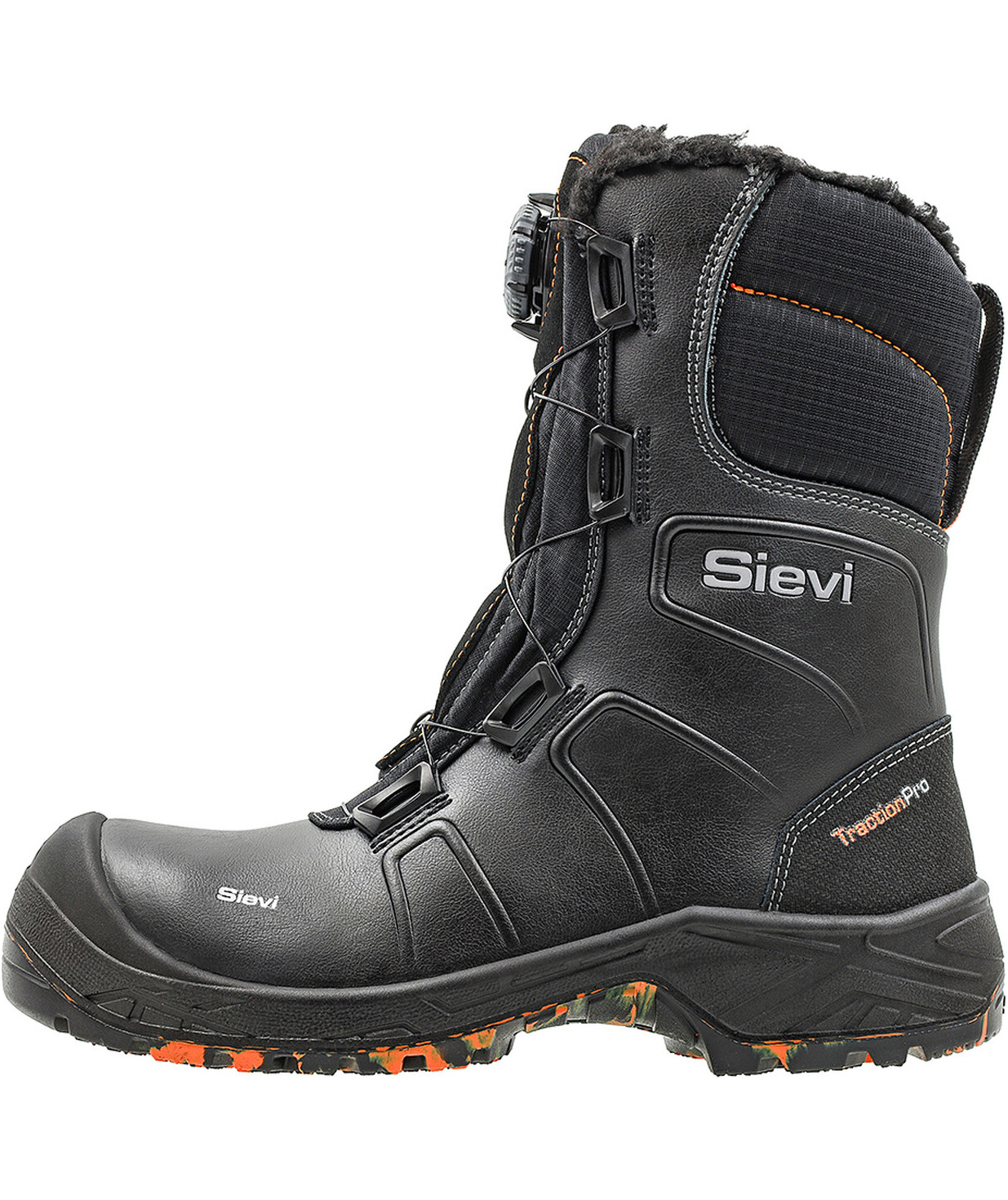 Sievi Alaska Roller XL+ vinter skyddsst&ouml;vlar S3, Svart