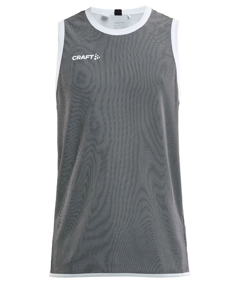 Craft Progress vendbar Basket tank top, Svart/Vit