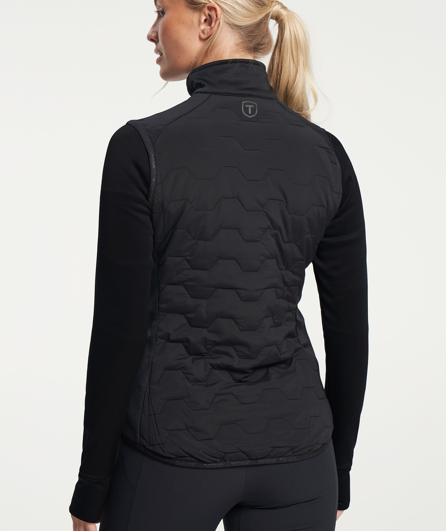 Tenson TXlite women's hybrid vest, Black, large image number 7