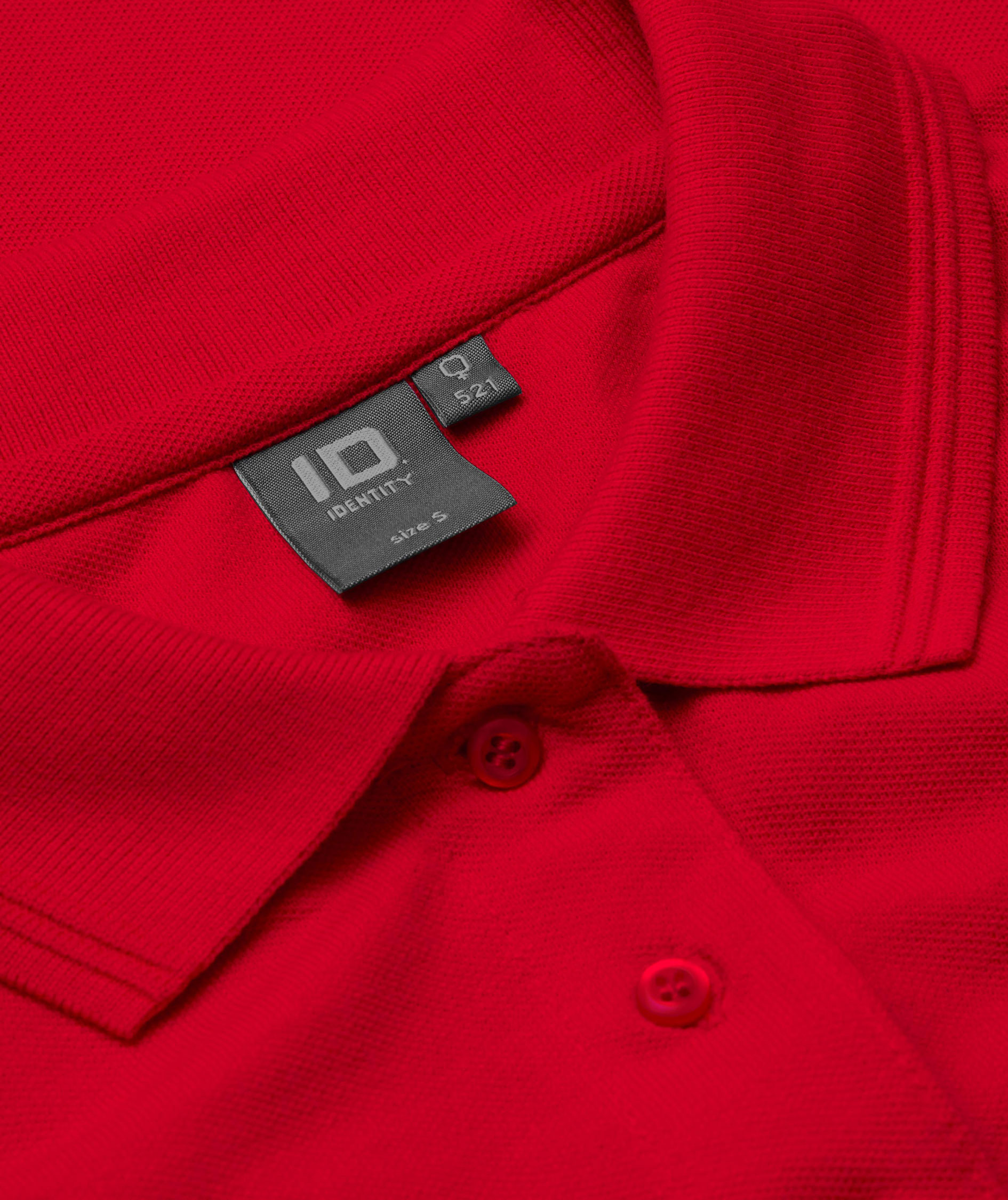 ID Klassisk women's Polo shirt, Red, large image number 3