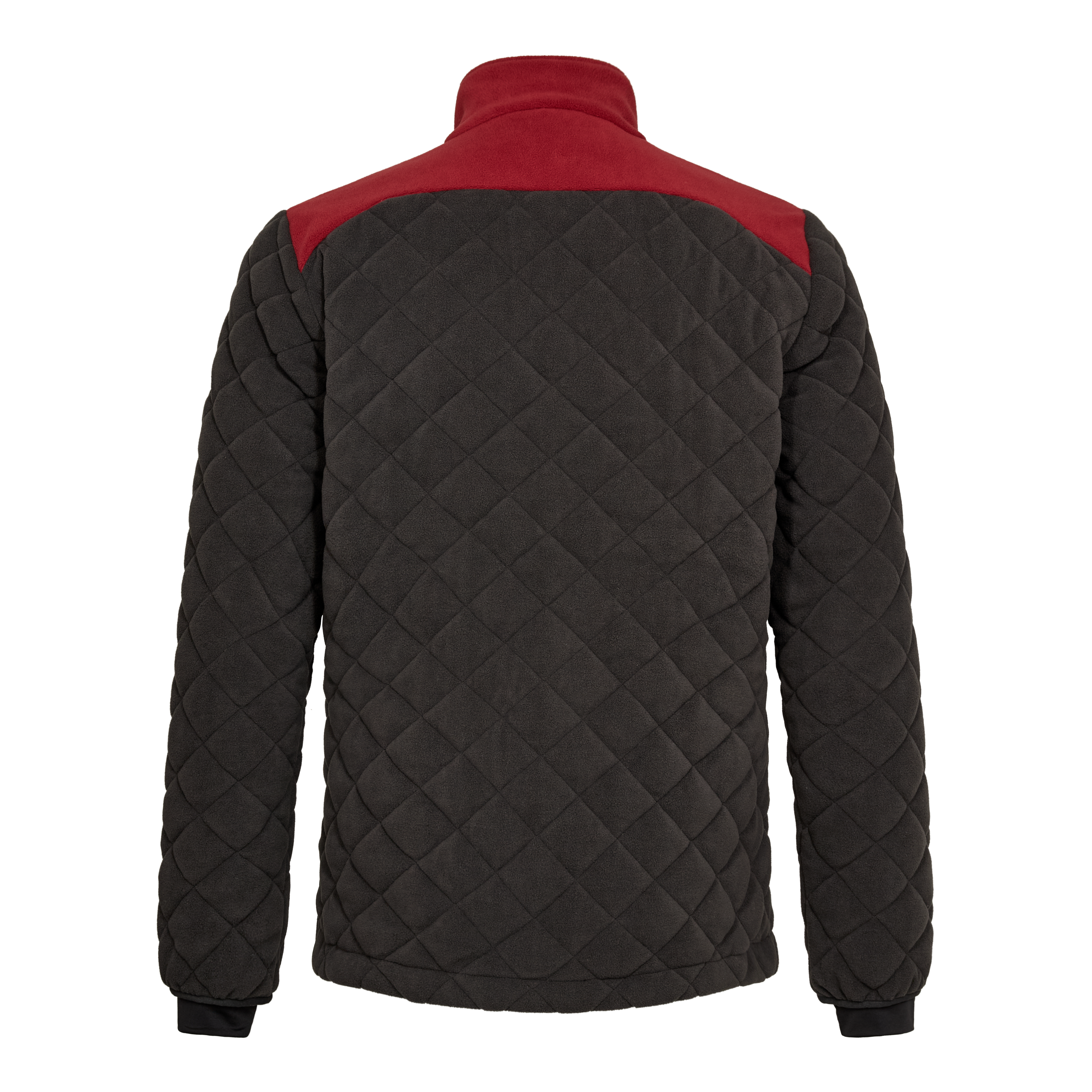 Engel Entire vattert fleecejakke, Anthracite Grey/Flame