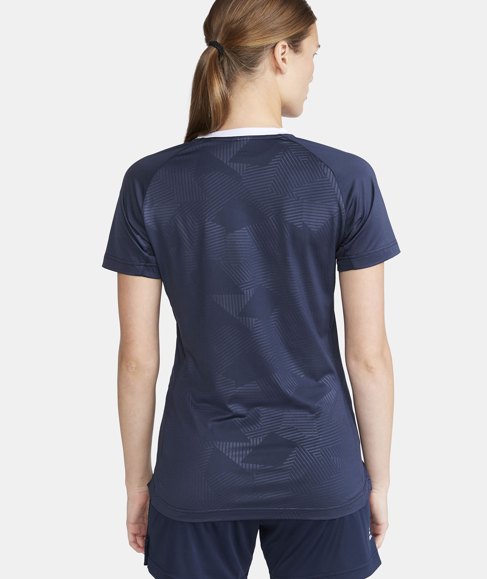 Craft Premier Solid Jersey dame T-shirt, Navy, large image number 6