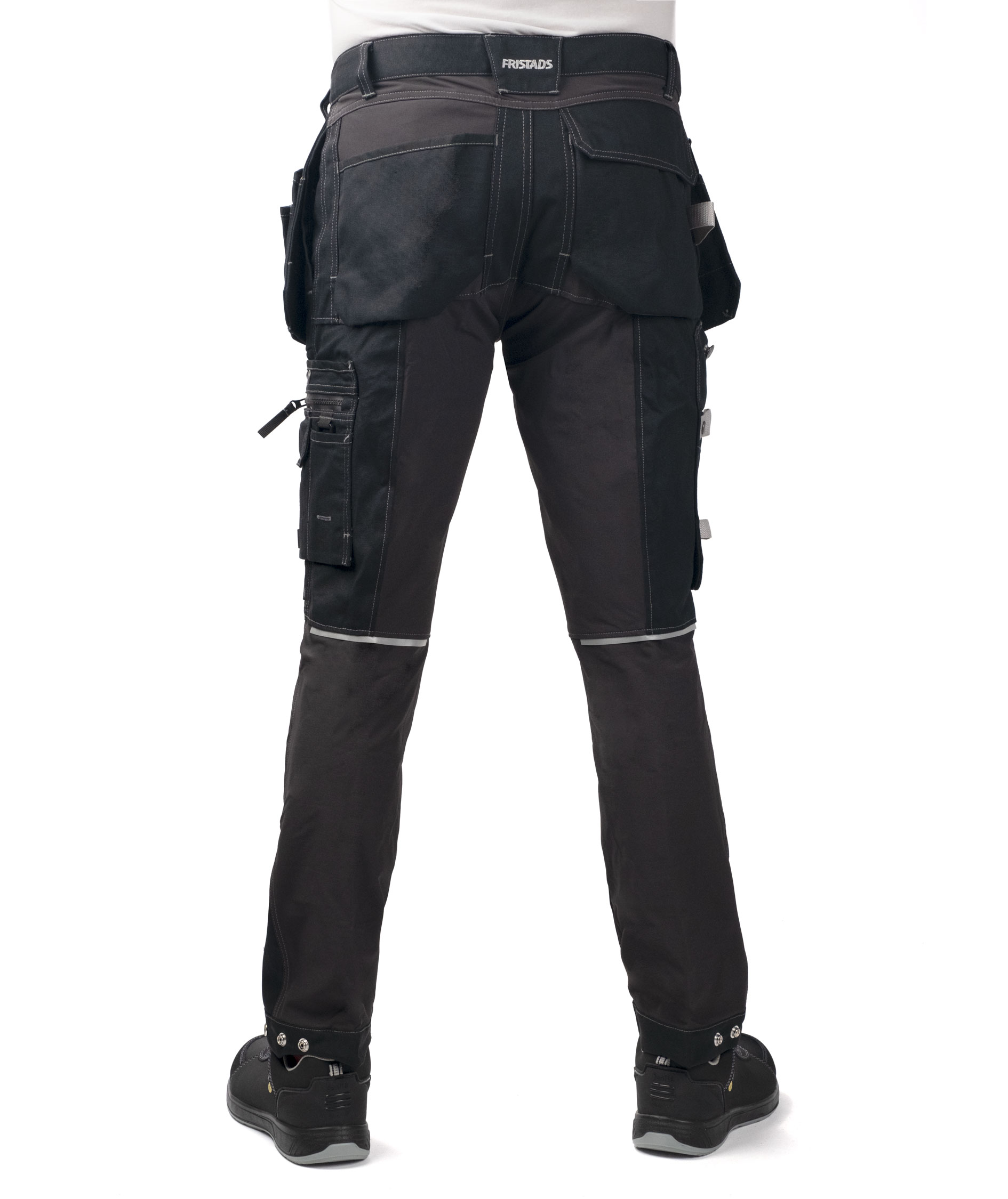 Fristads Gen Y stretch h&aring;ndv&aelig;rkerbukser 2530 CYD, Sort, large image number 3