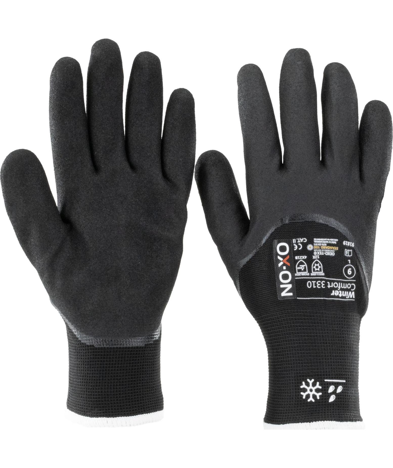 OX-ON Winter Comfort 3310 gloves, Black
