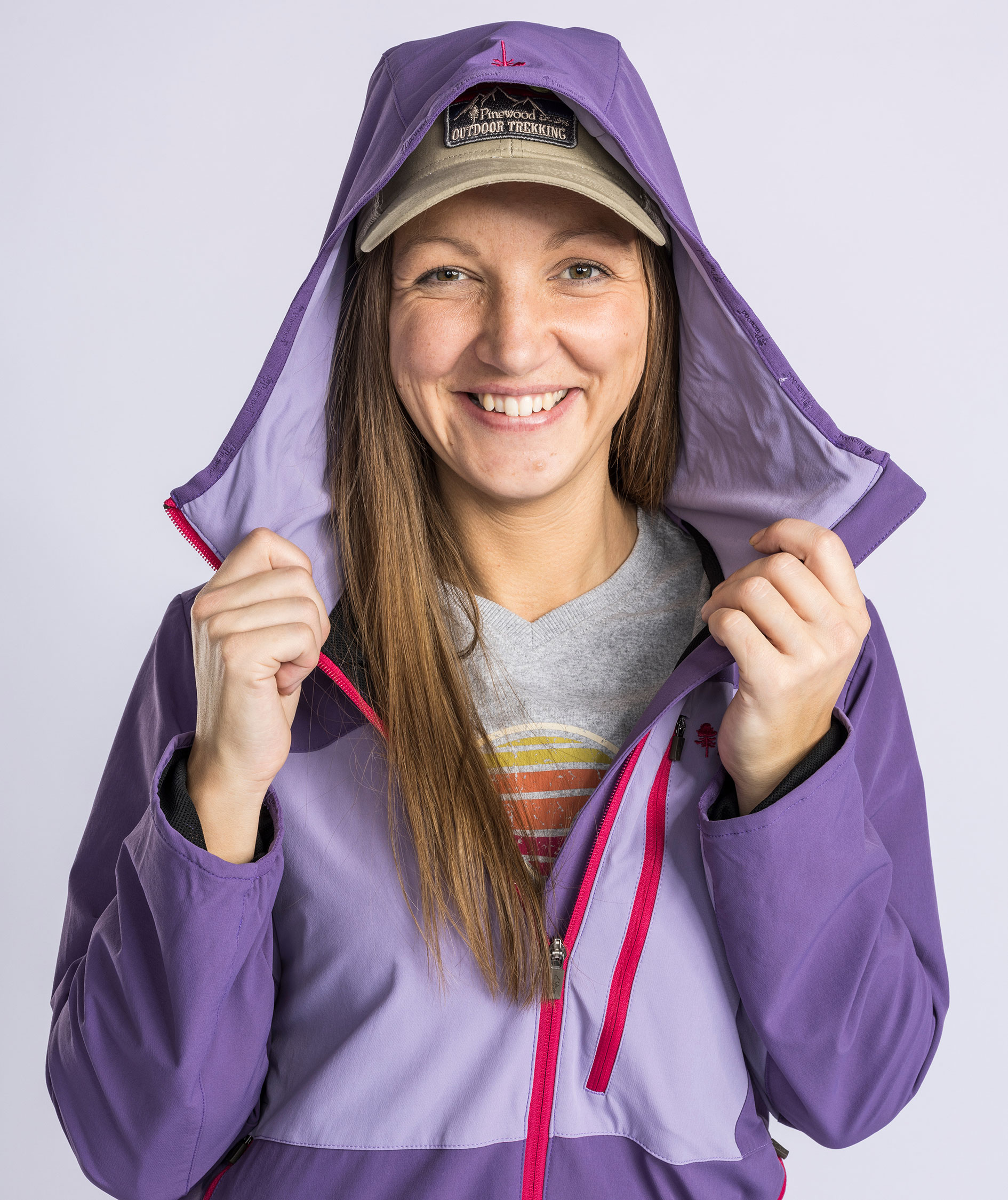 Pinewood Abisko Light damejakke, Light Lilac/Lilac, large image number 6