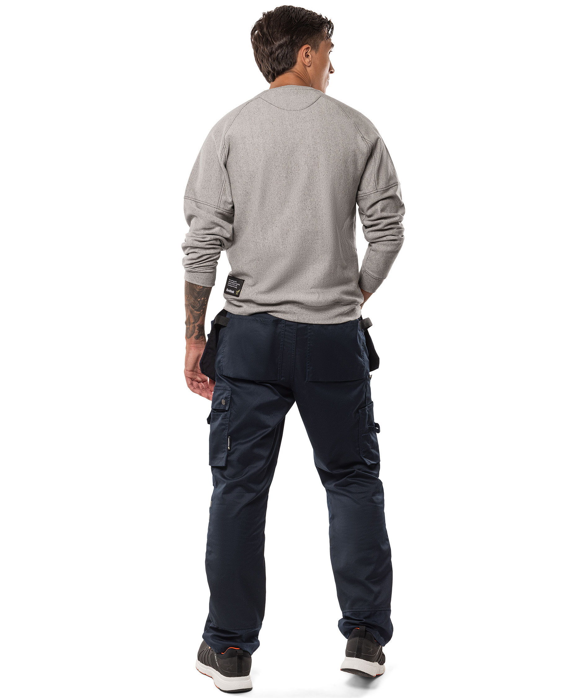 Fristads sweatshirt 7850 CLS, Gr&aring; Melange, large image number 3