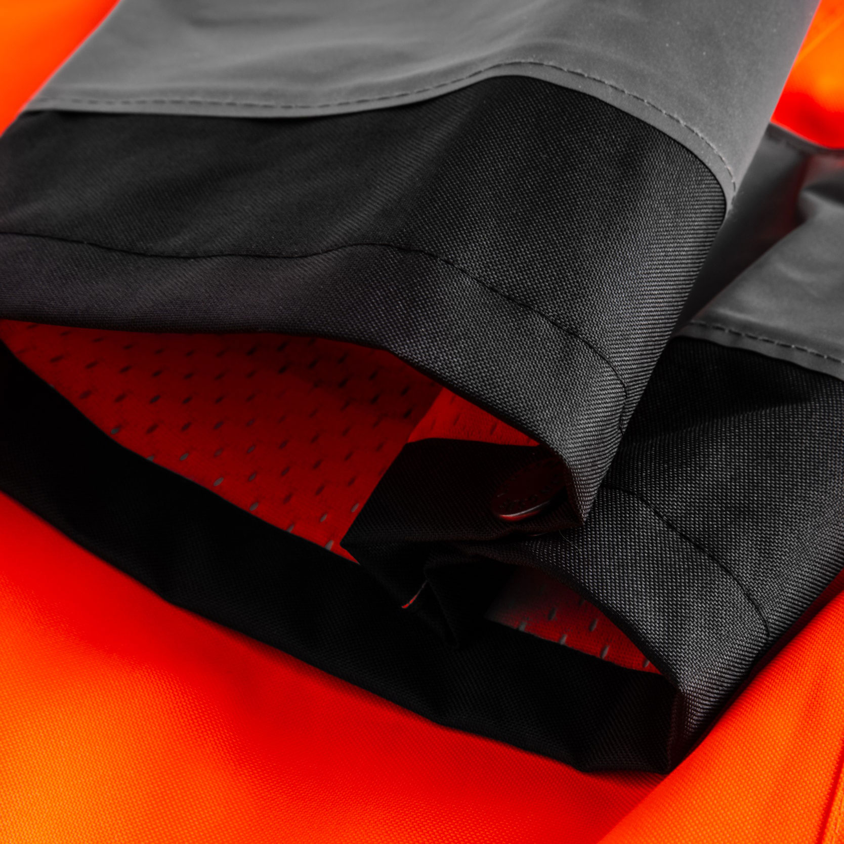 Lyngs&oslash;e skalbyxa FOX6052, Varsel Orange/Svart, large image number 2