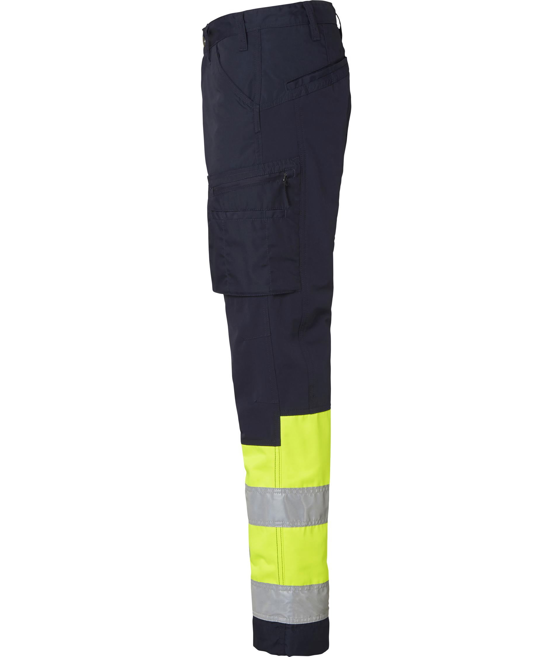 Top Swede servicebukse 220, Navy/Hi-Vis gul, large image number 3