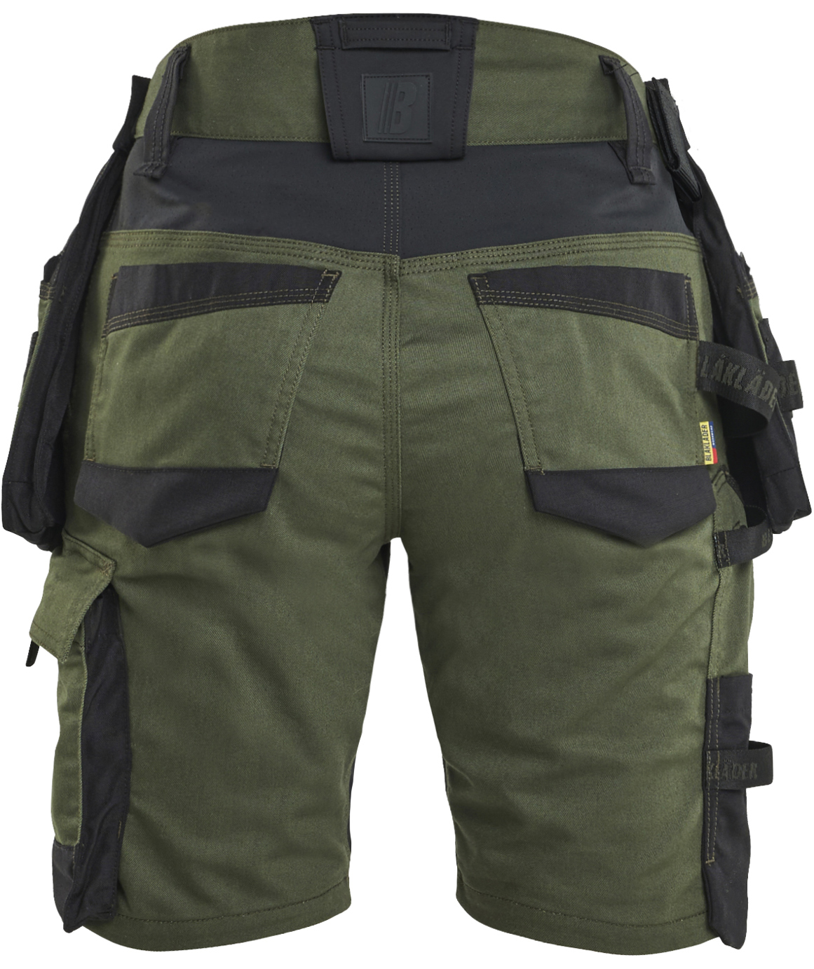 Bl&aring;kl&auml;der Striker women's craftsman shorts, Forest green/black