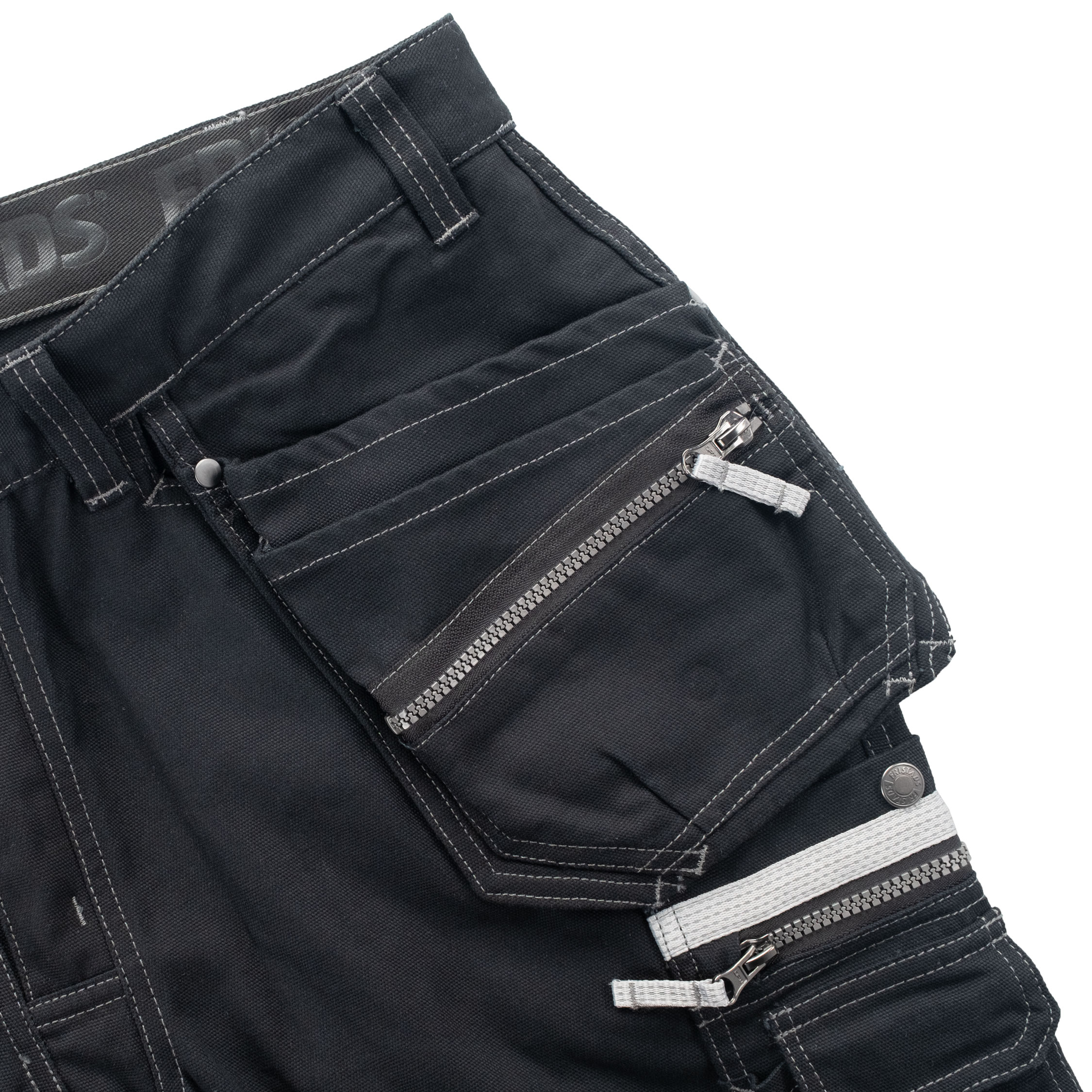 Fristads Gen Y h&aring;ndv&aelig;rkerbukser 2122, Sort, large image number 6