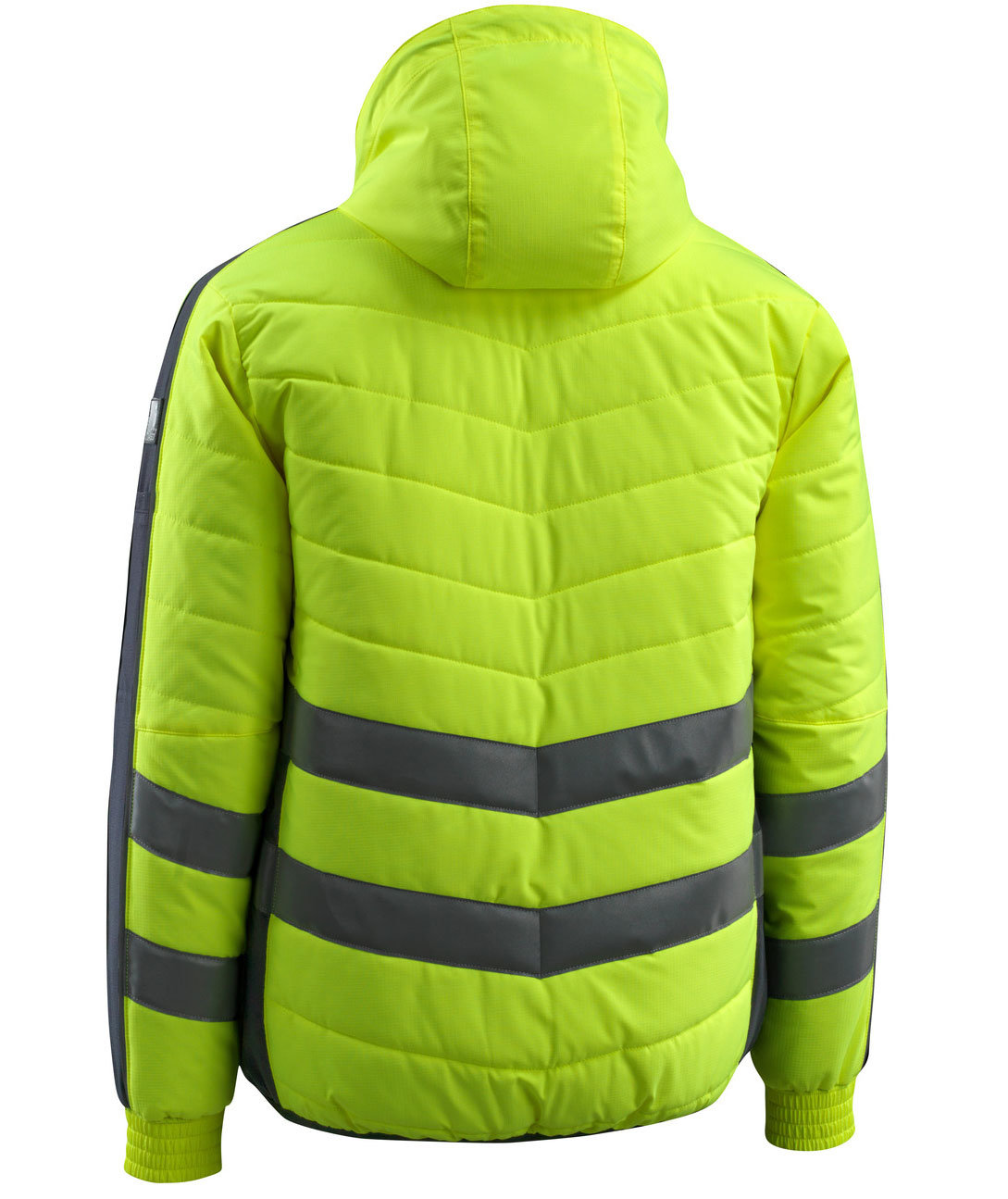 Mascot Safe Supreme Dartford vattert jakke, Hi-Vis Gul/M&oslash;rk Marine, large image number 2