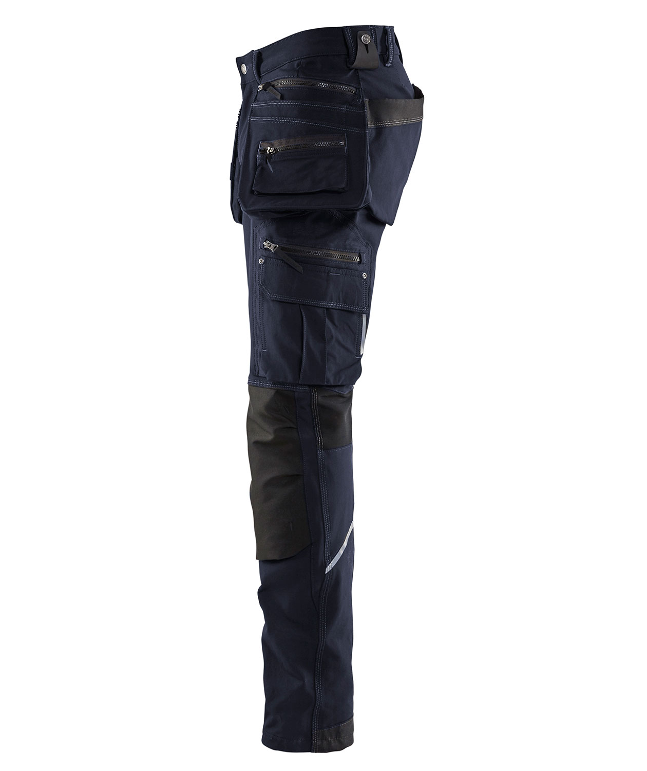 Bl&aring;kl&auml;der X1900 h&aring;ndv&aelig;rkerbukser full stretch, M&oslash;rk Marinebl&aring;/Sort, large image number 3